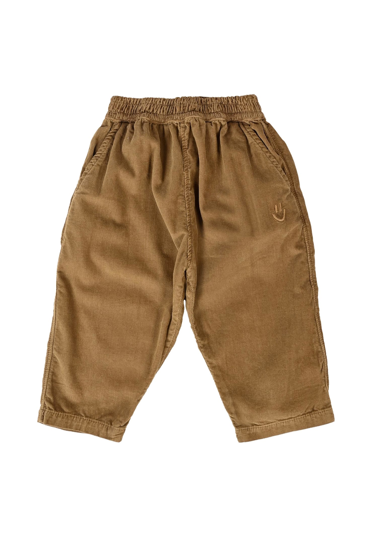 Molo Brown Trousers For Babykids With Smile In Brown