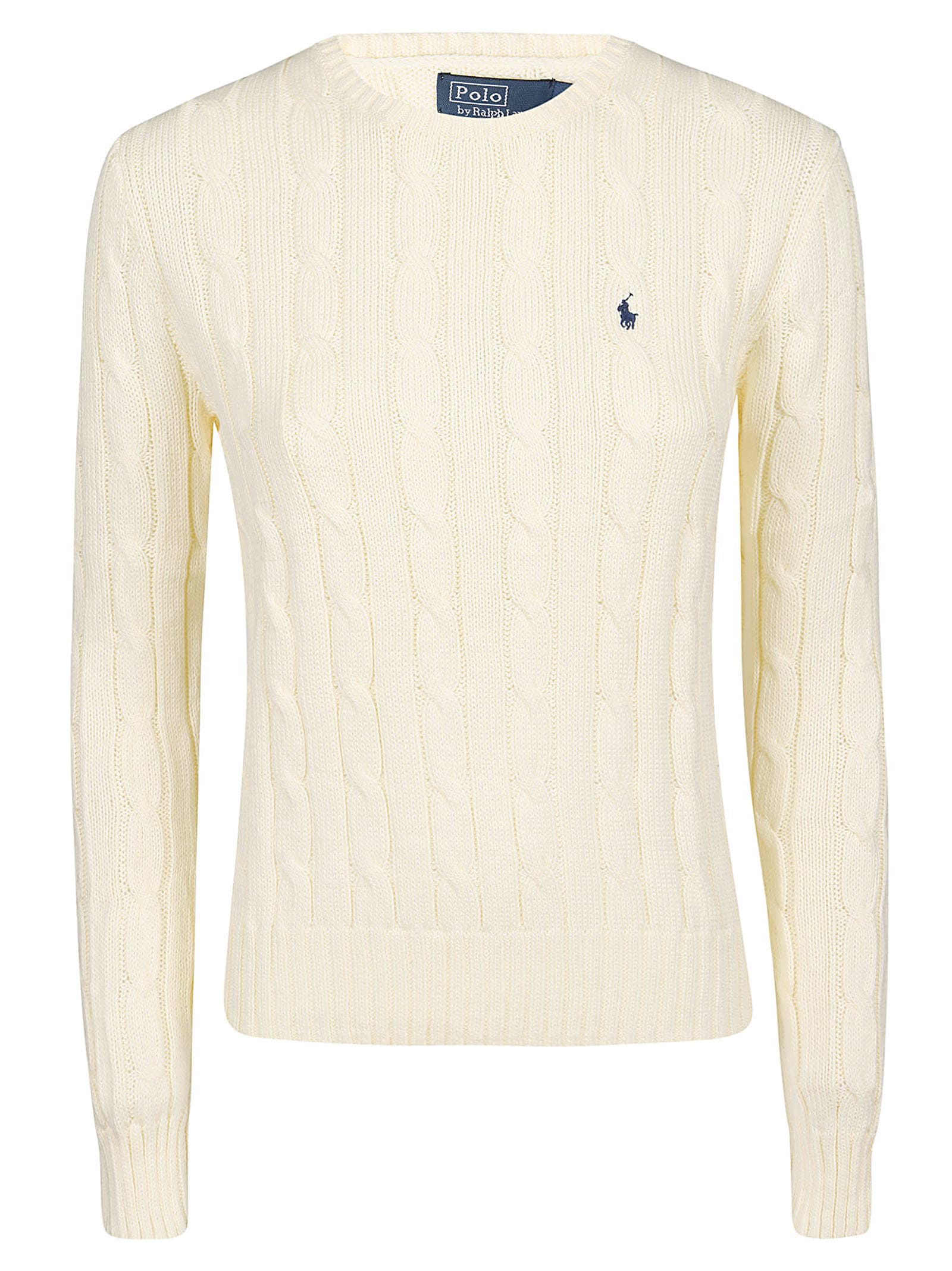 Shop Polo Ralph Lauren Julianna Sweater In Cream