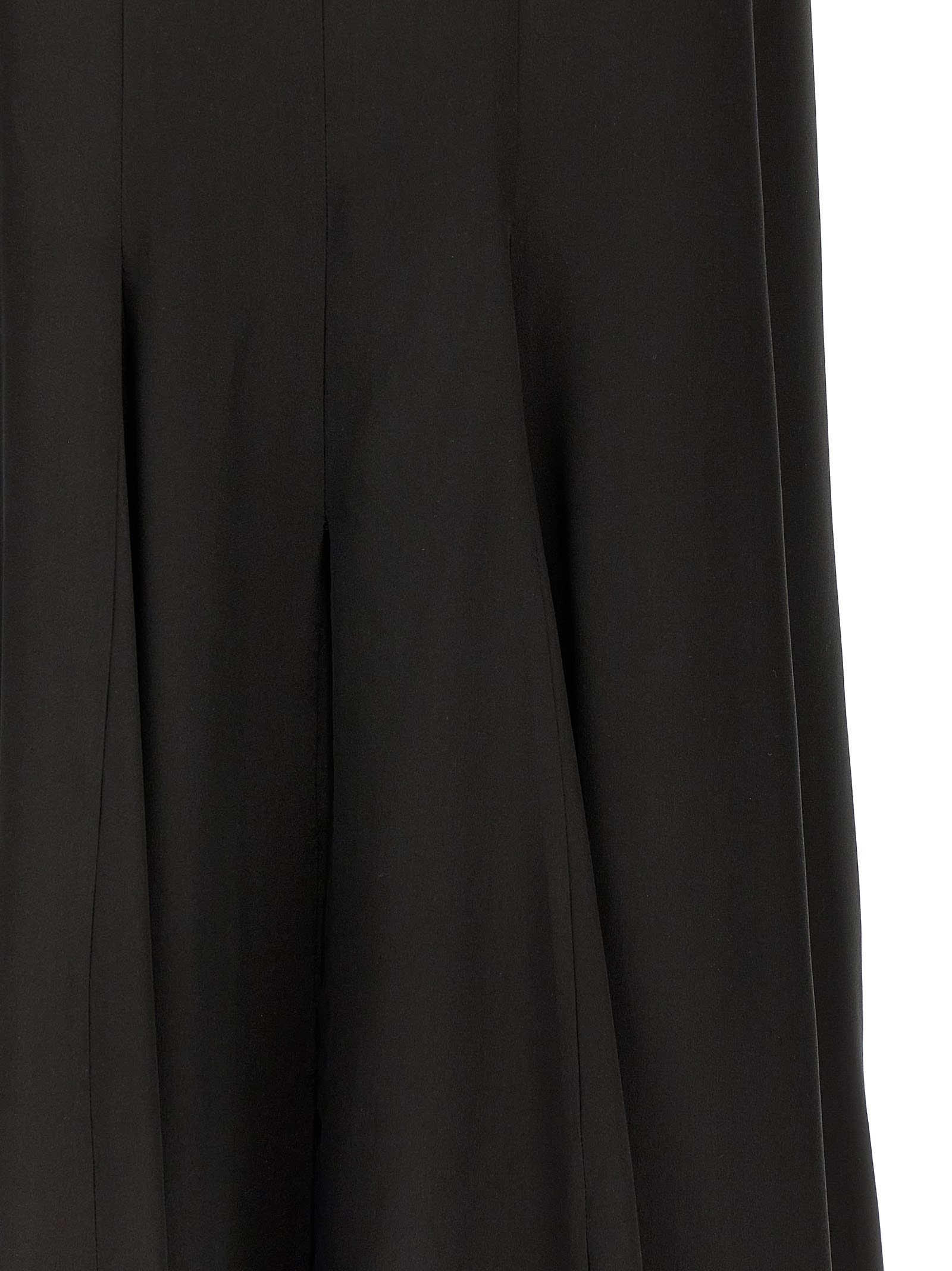 Di.la3 Pari' Black Spicchi Dress In Black