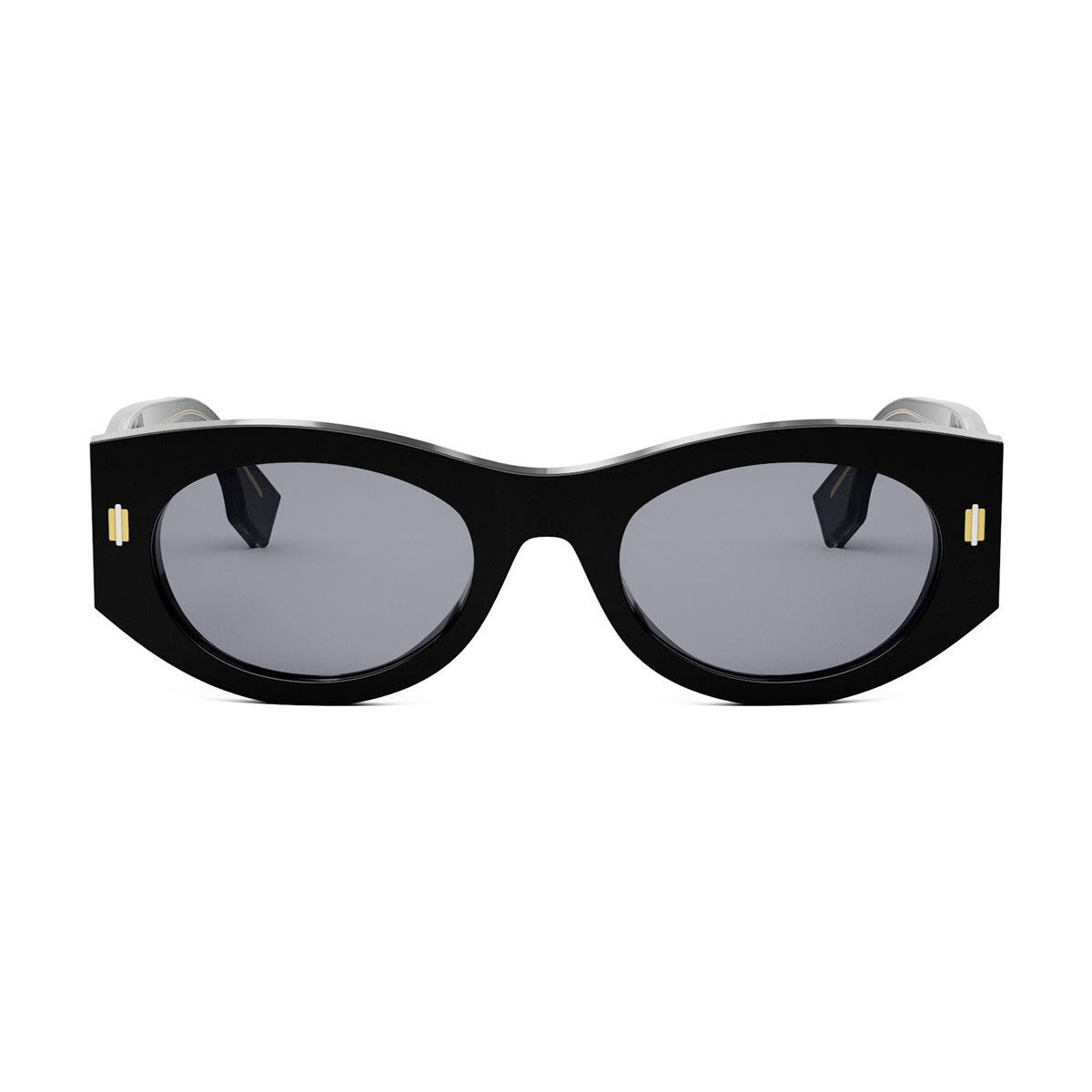 Shop Fendi Fe40125i  Roma Sunglasses In Nero