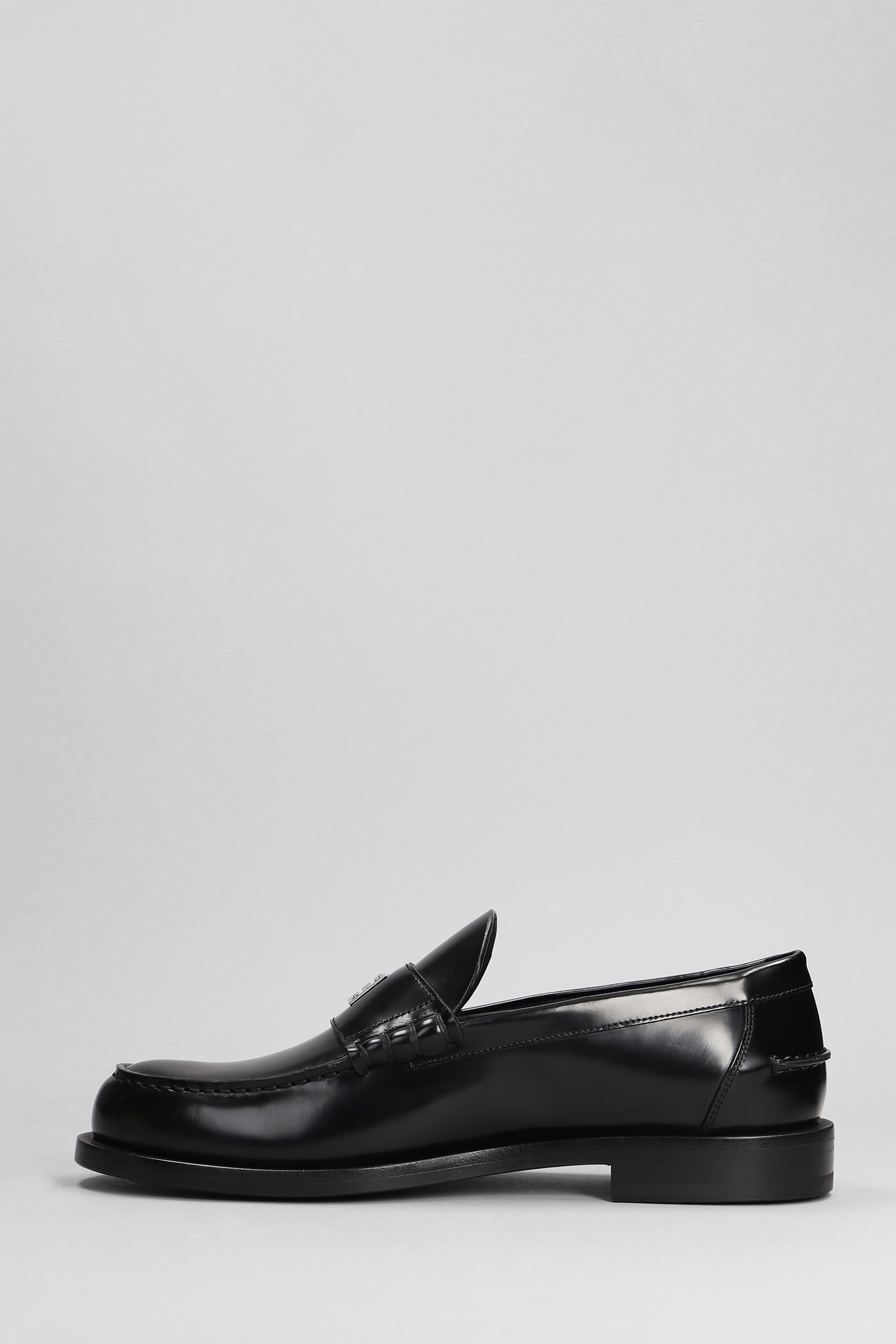 Shop Givenchy Loafers In Black Leather