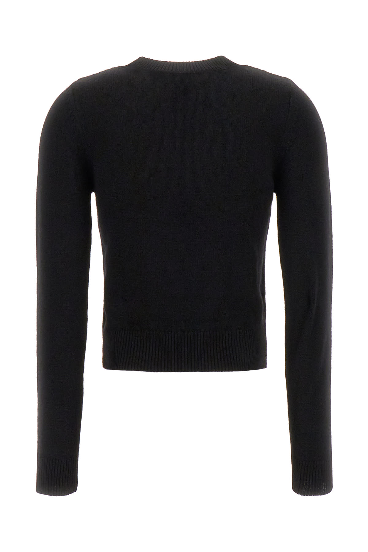 Shop Palm Angels Black Wool Blend Sweater In 1003