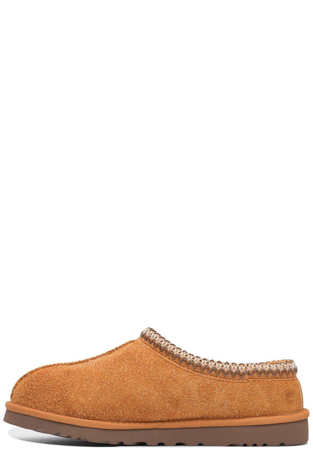 Ugg Men S Shaggy Suede Tasman Clogs Dark Apricot