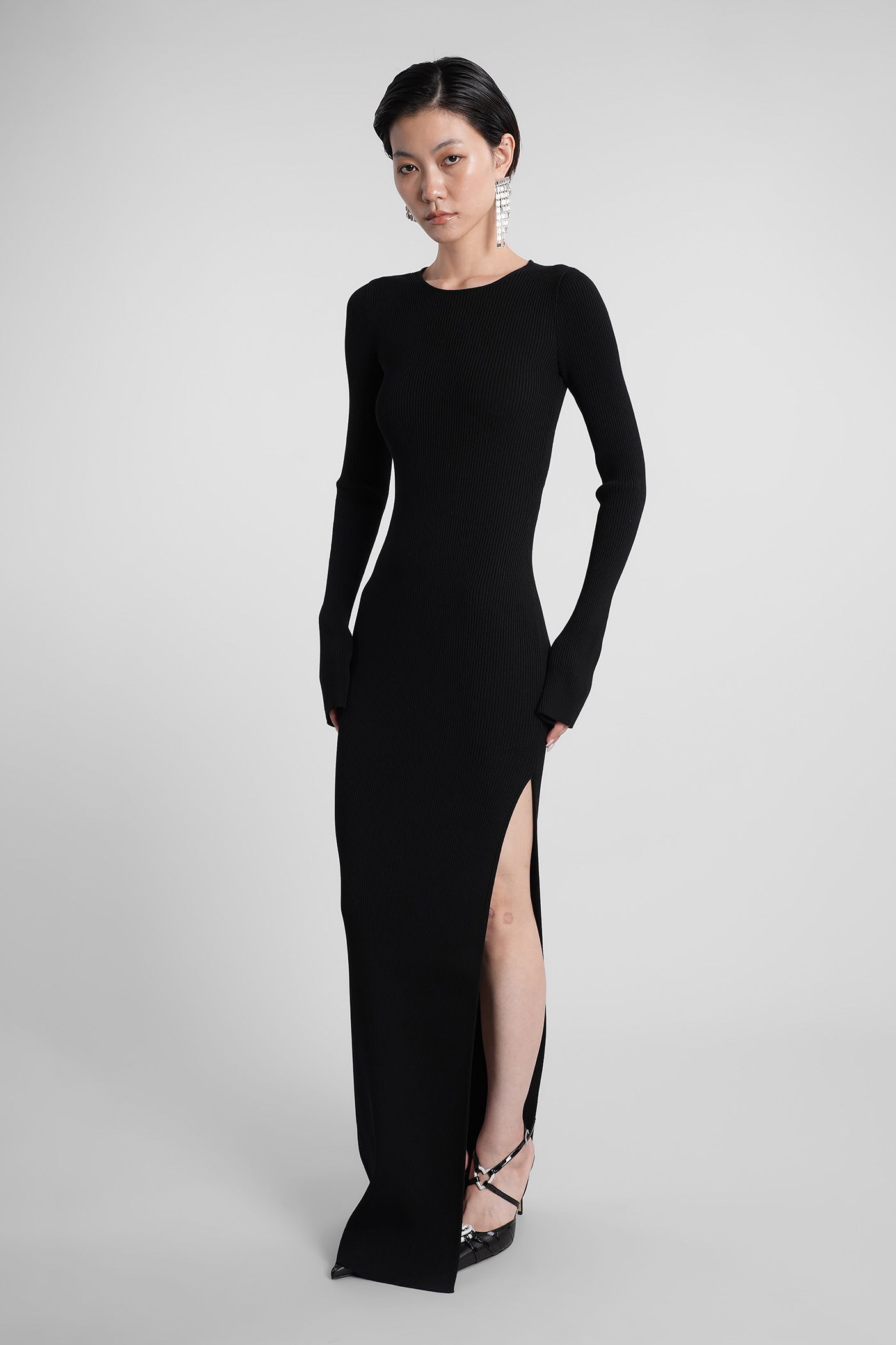 Mach & Mach In Black Viscose In Black