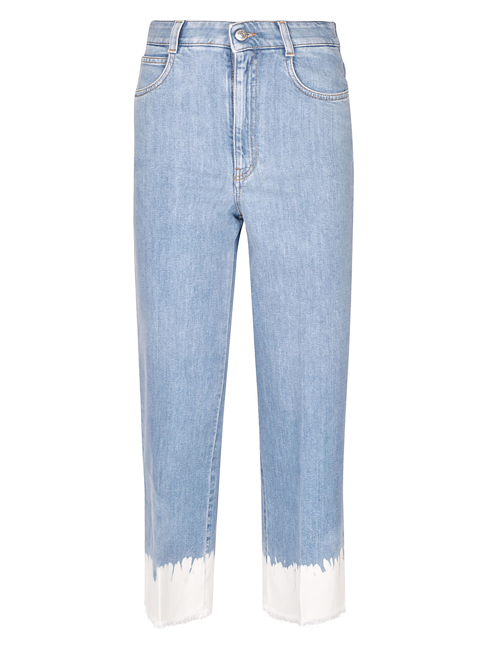 Stella McCartney High Rise Crop Straight Jeans