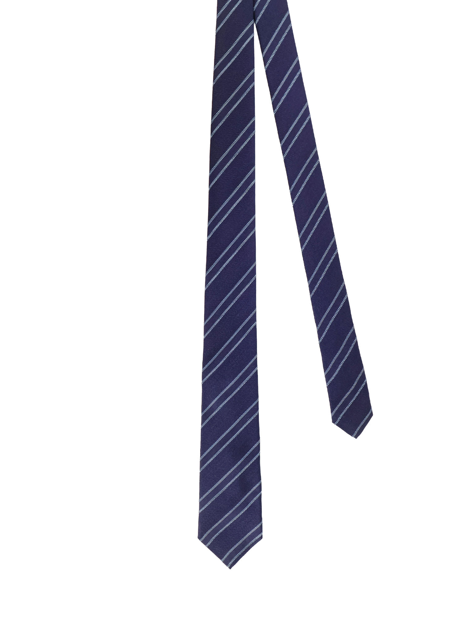 Kiton Silk Tie In Blue
