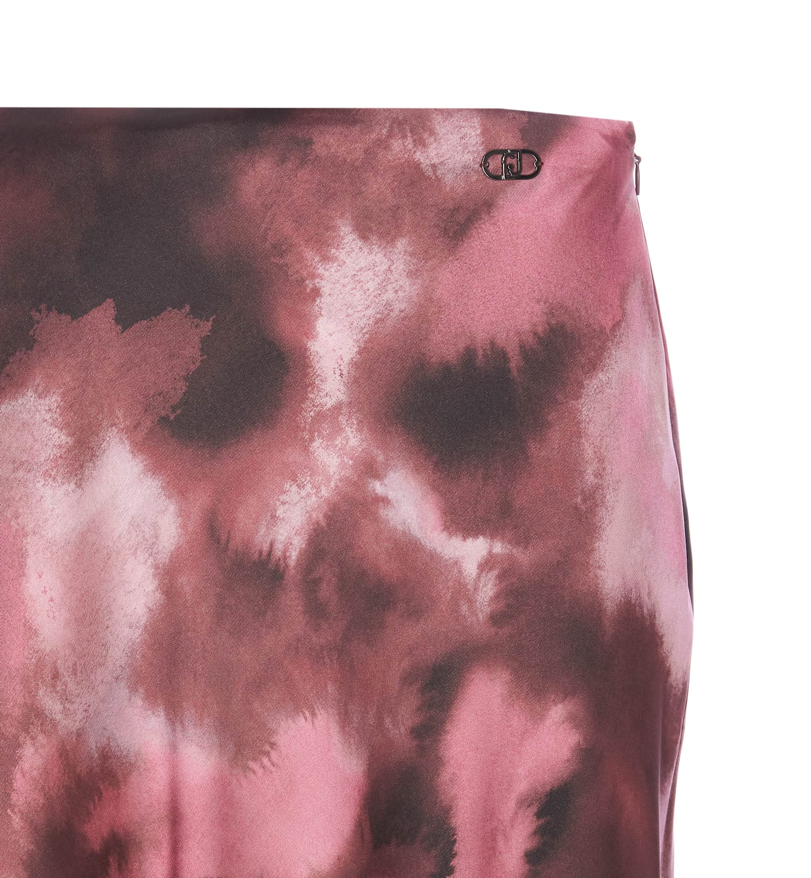 LIU •JO PRINTED TWILL SKIRT