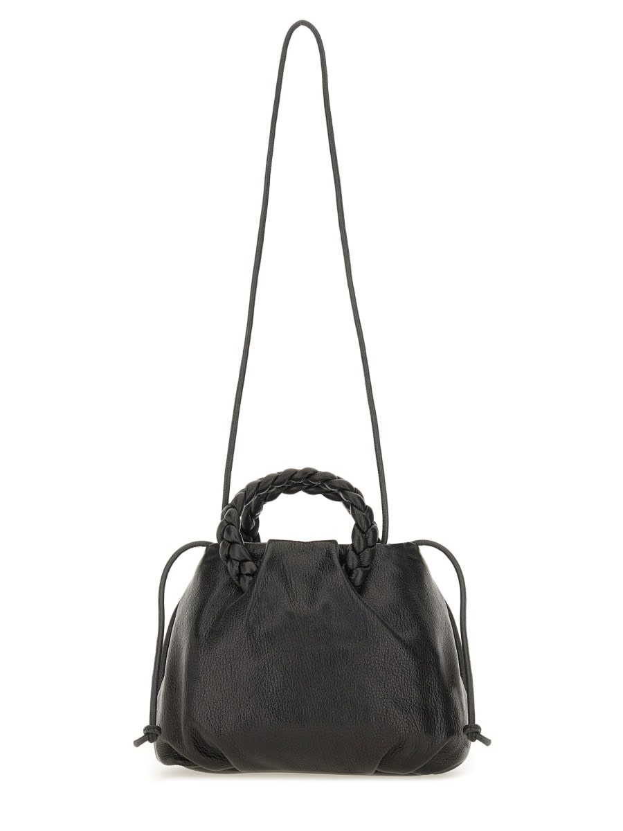 Hereu Stylish Shoulder Bag Braided Handles In Black