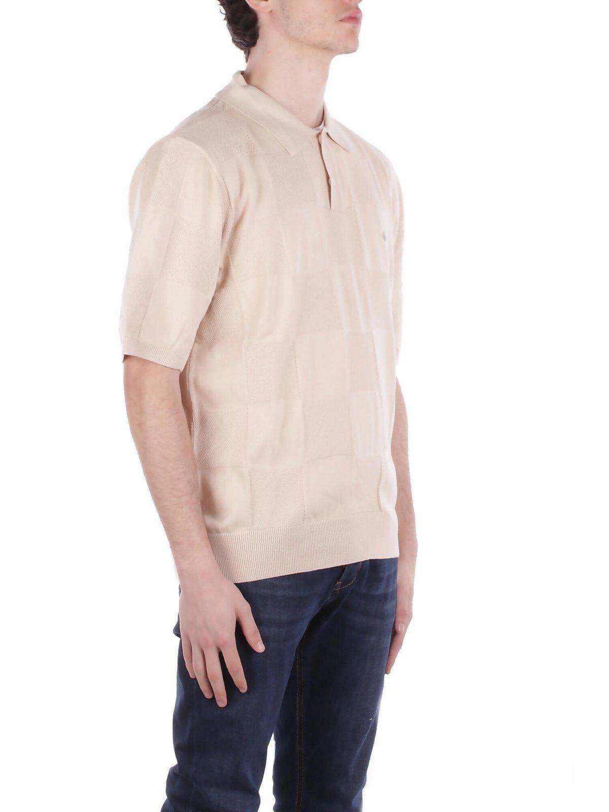 Carhartt Short Sleeve Checker Polo Fleur De Sel