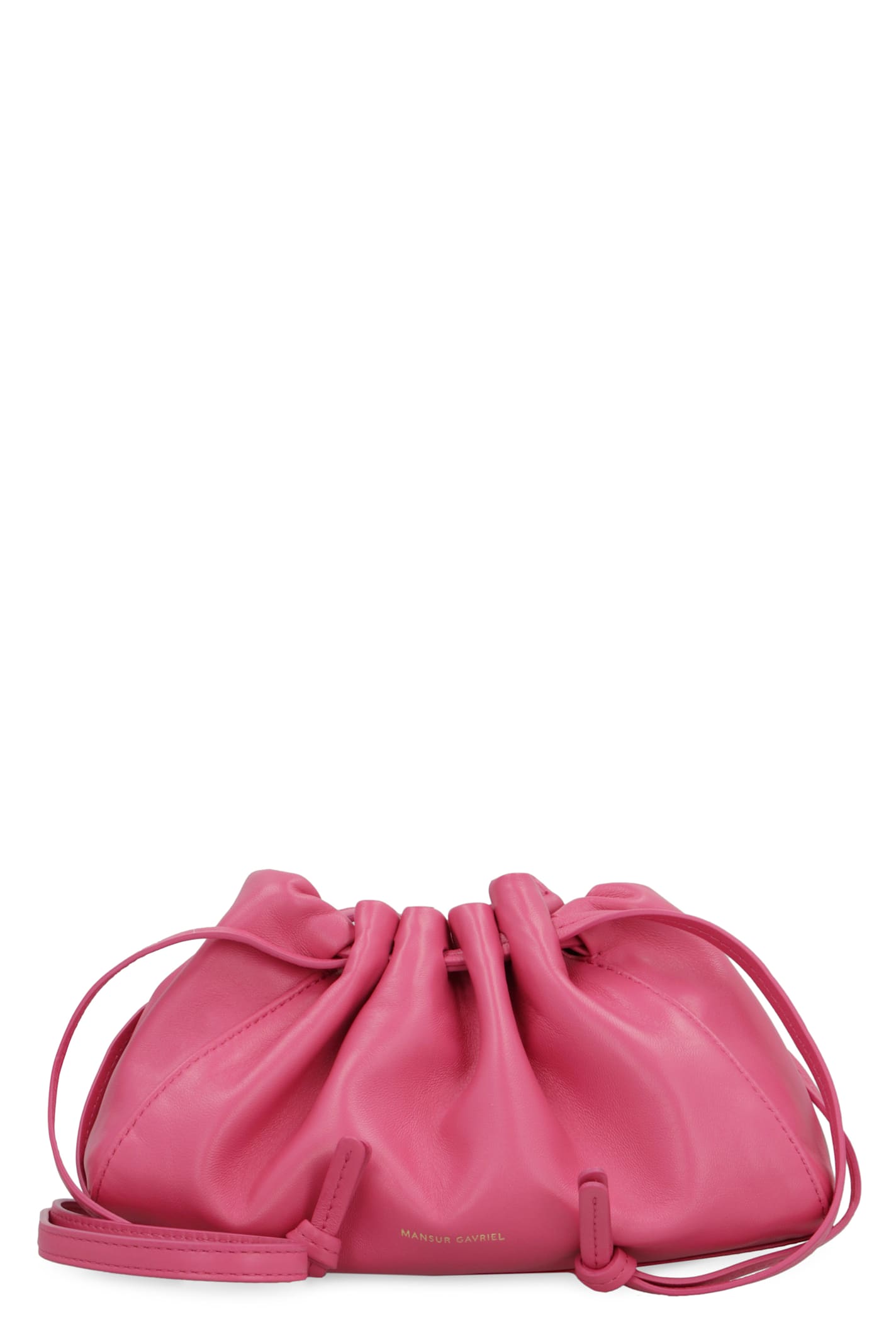 Mansur Gavriel Mini Cloud Lambskin Clutch Bag In Pink