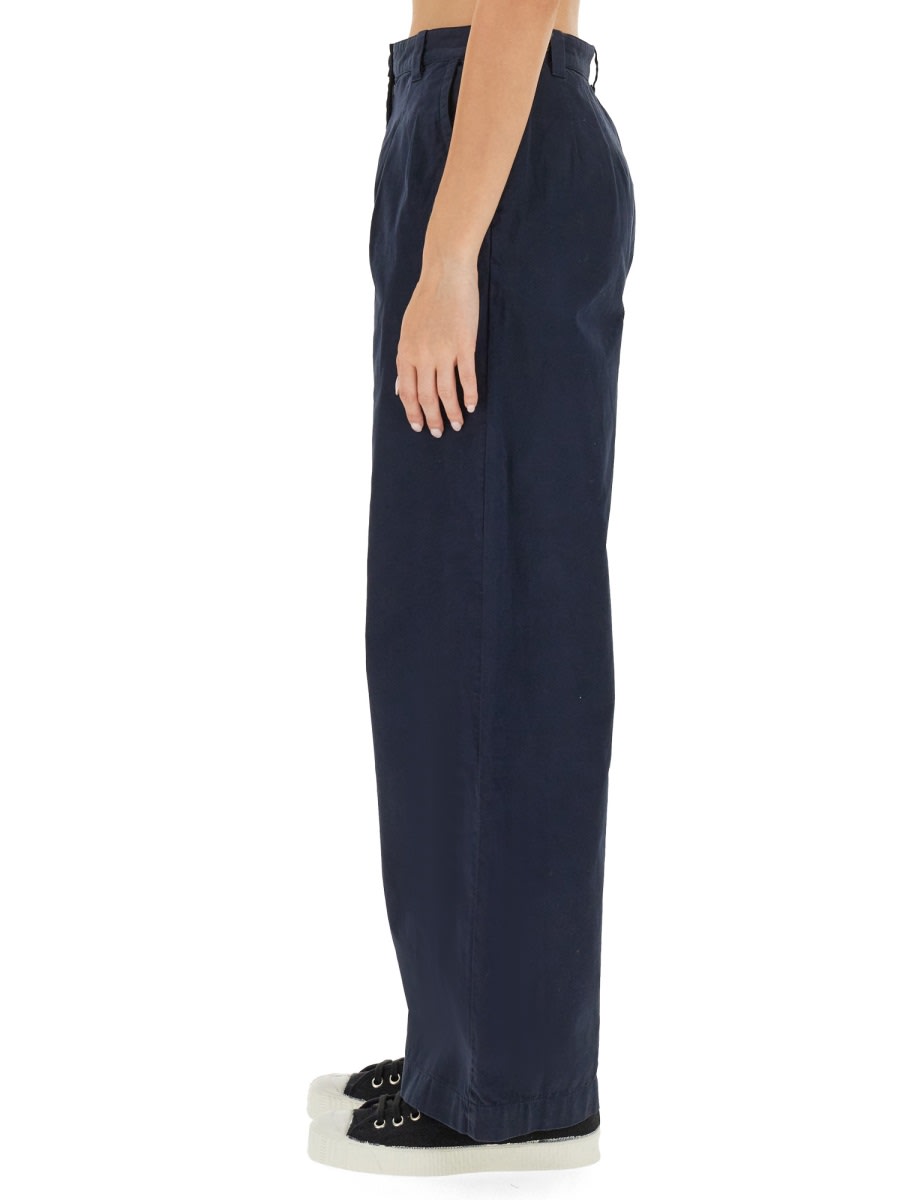 Shop Apc Tracie Pants In Blue