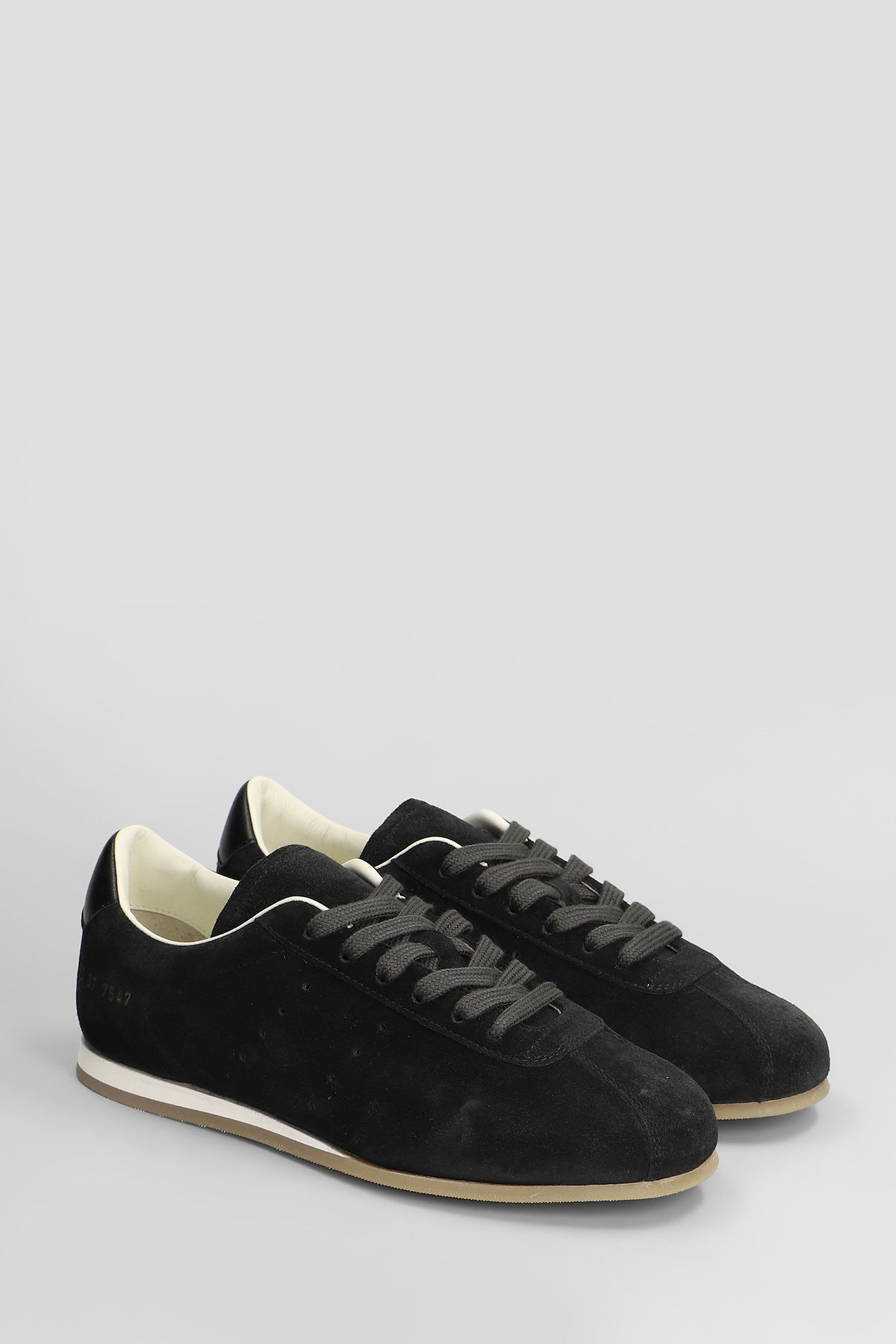 Common Projects Driving Shoe Sneakers In Black Suede In Black