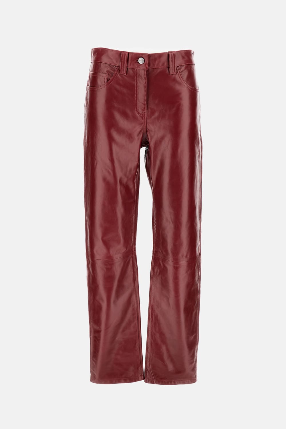 Khaite Callum Pants In Burgundy