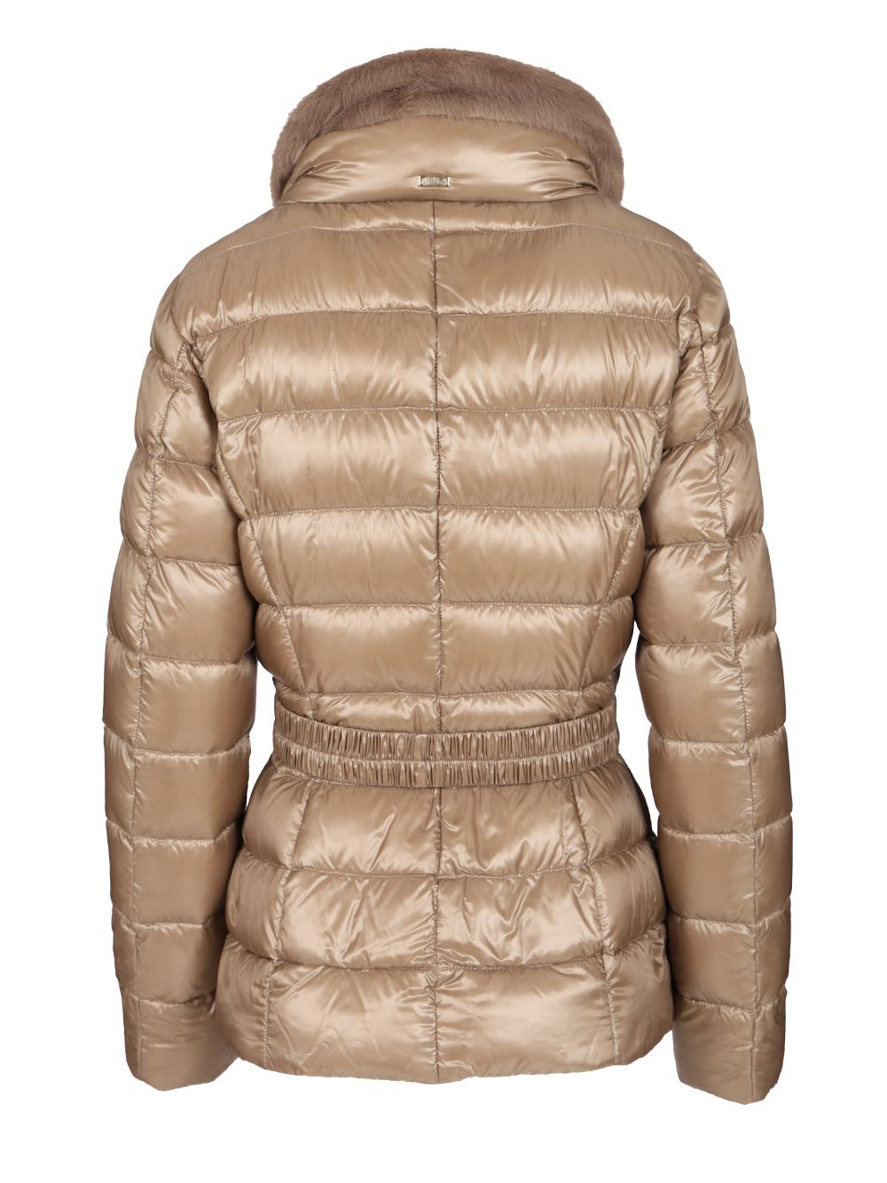 Herno Shiny Down Jacket In Gray