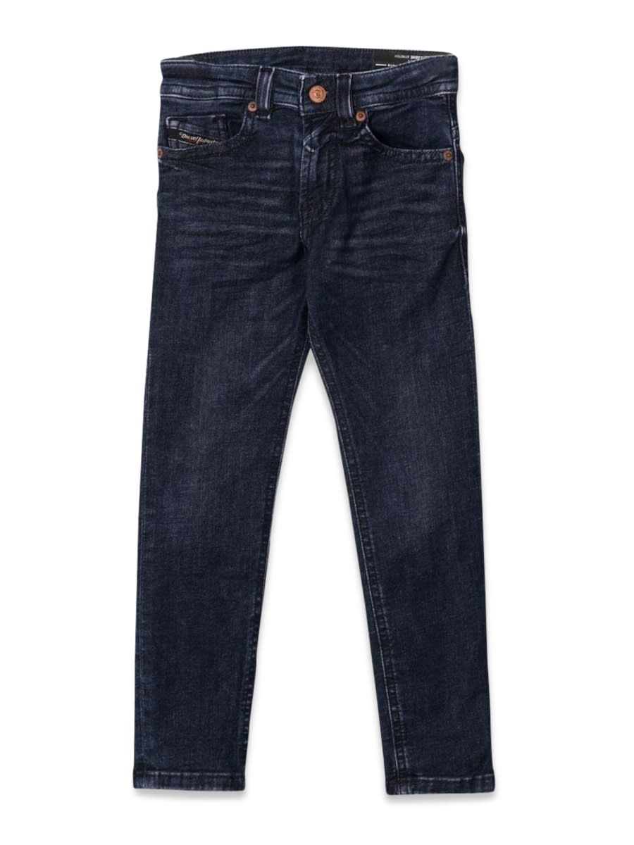 Diesel 2010-j Straight-leg Jeans In Black