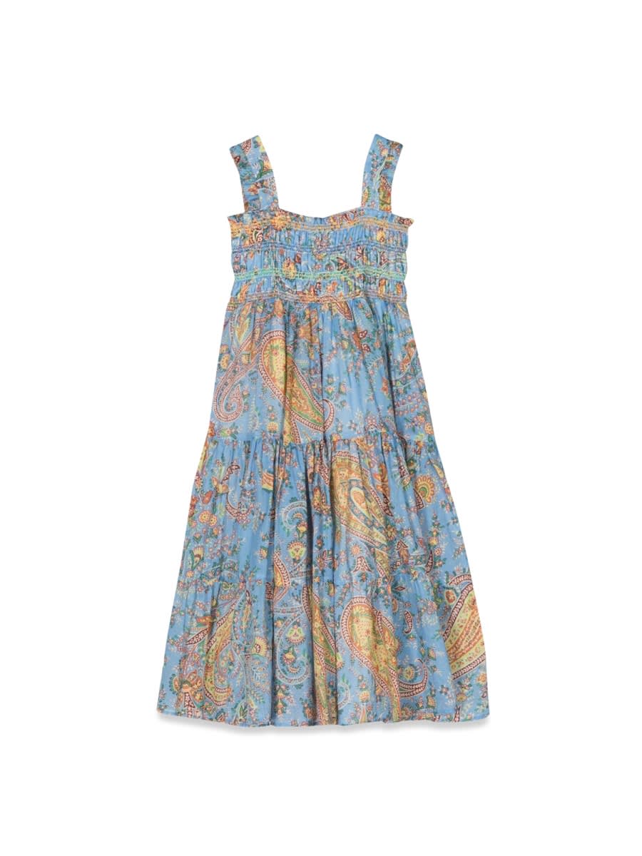 Shop Etro Paisley Dress In Multicolour