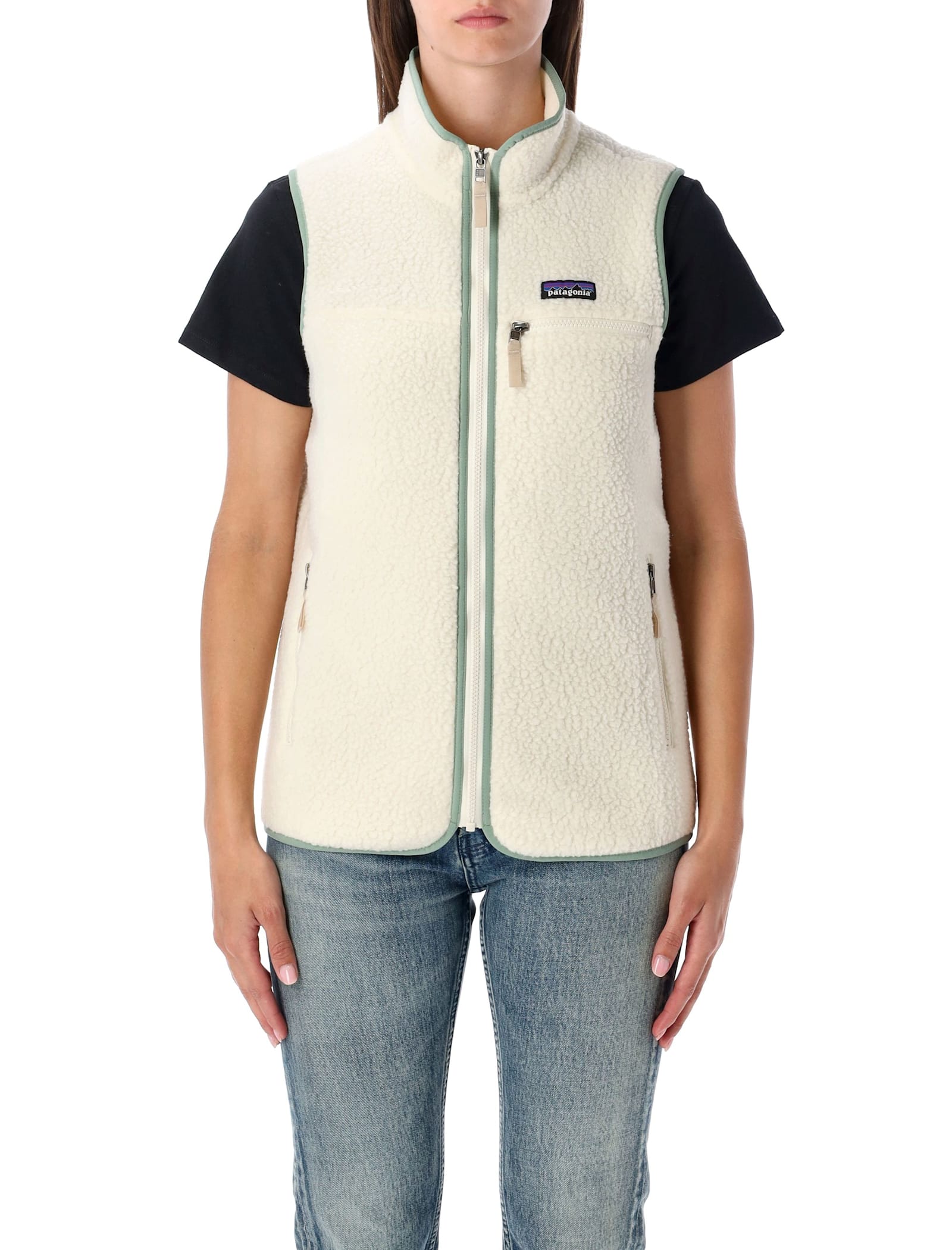 Patagonia Retro Pile 100% Recycled Fleece Vest In Neutral