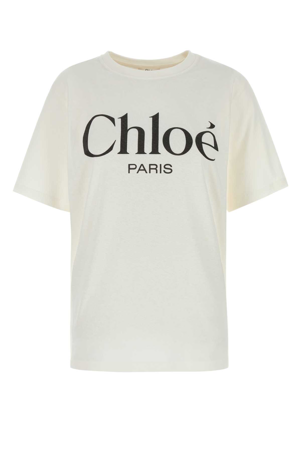 Chloé White Jersey Oversize T-shirt