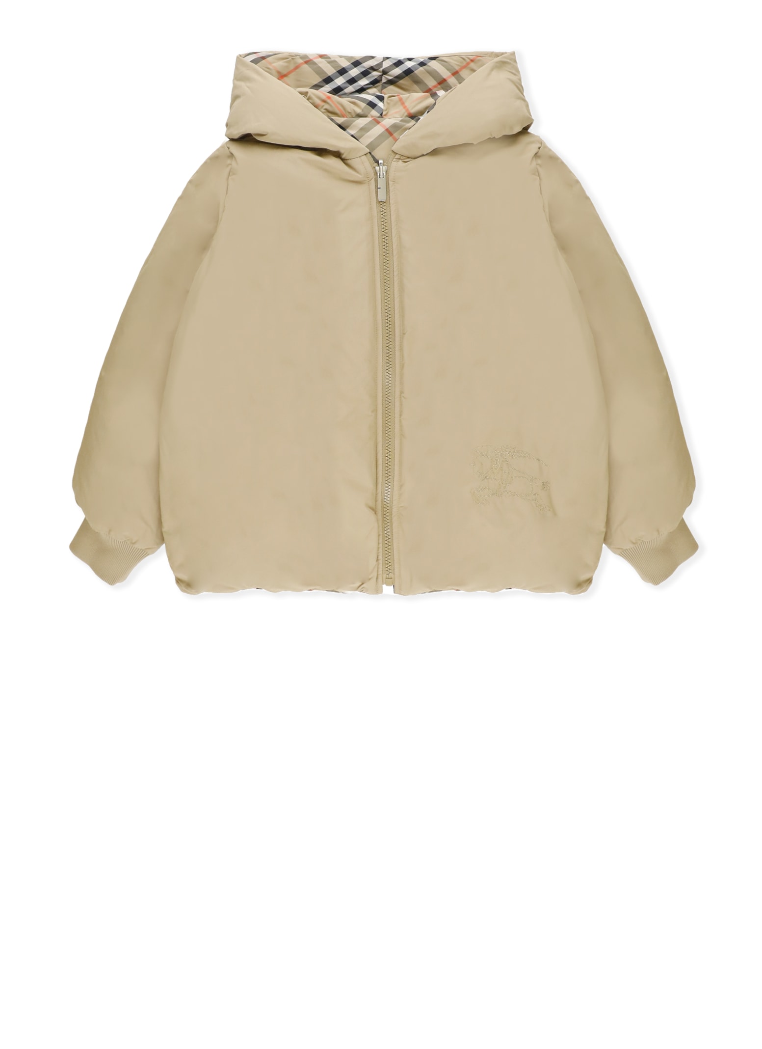 BURBERRY CHECK DOWN JACKET