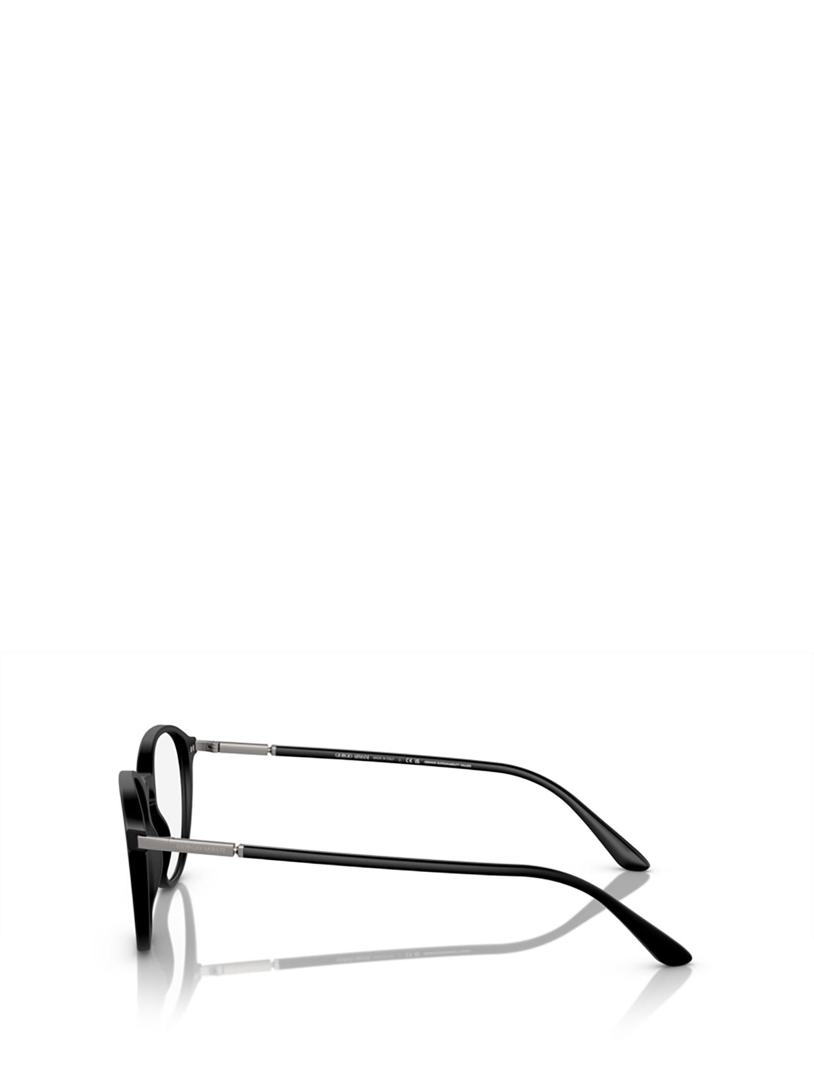 Shop Giorgio Armani Ar7237 Matte Black Glasses