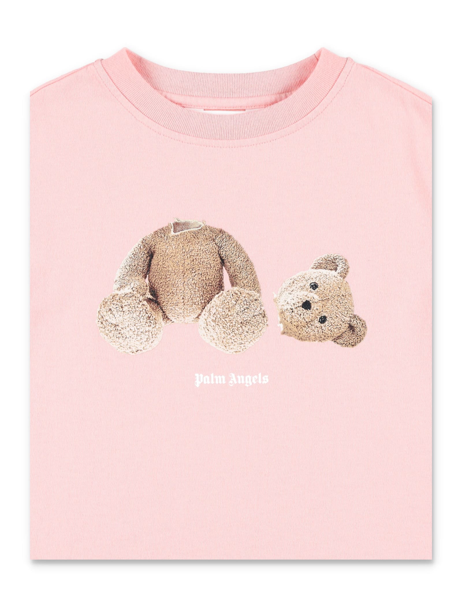 Shop Palm Angels Bear T-shirt In Pink