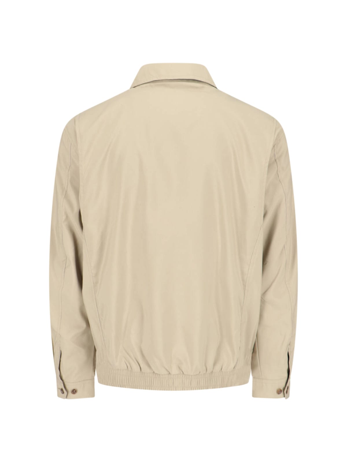 Shop Polo Ralph Lauren - Bomber Jacket In Beige