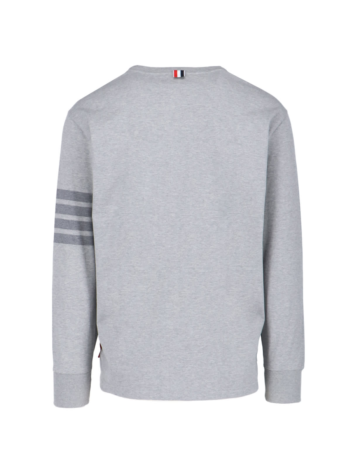 Shop Thom Browne 4-bar T-shirt In Gray