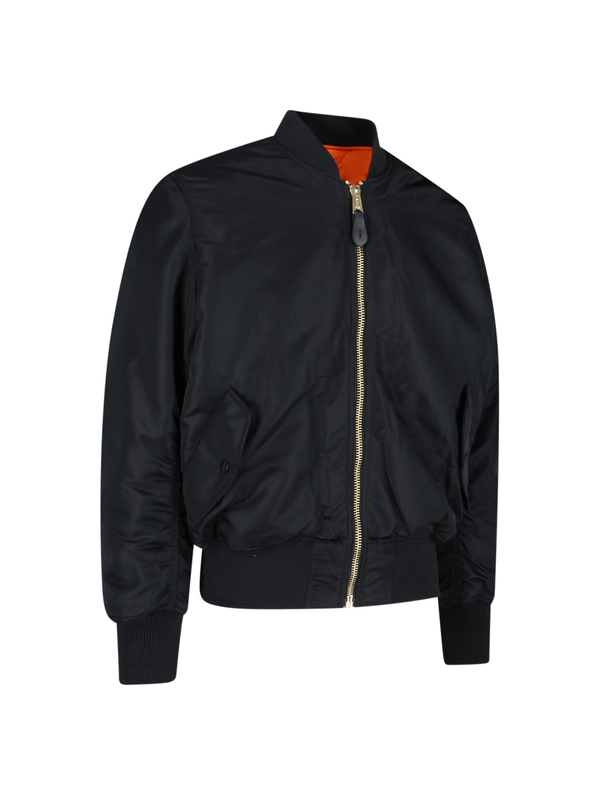 Shop Alpha Industries Ma-1 Reversible Bomber Jacket In Black