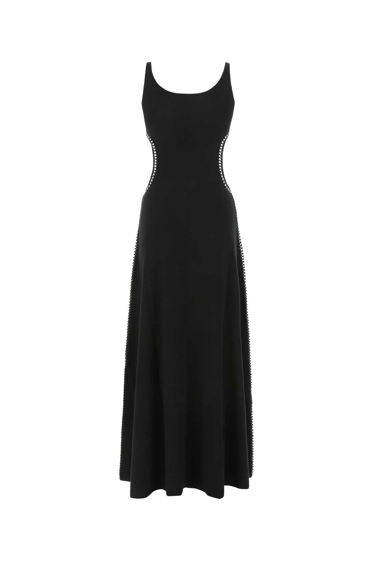 Chloé Black Wool Dress In 001