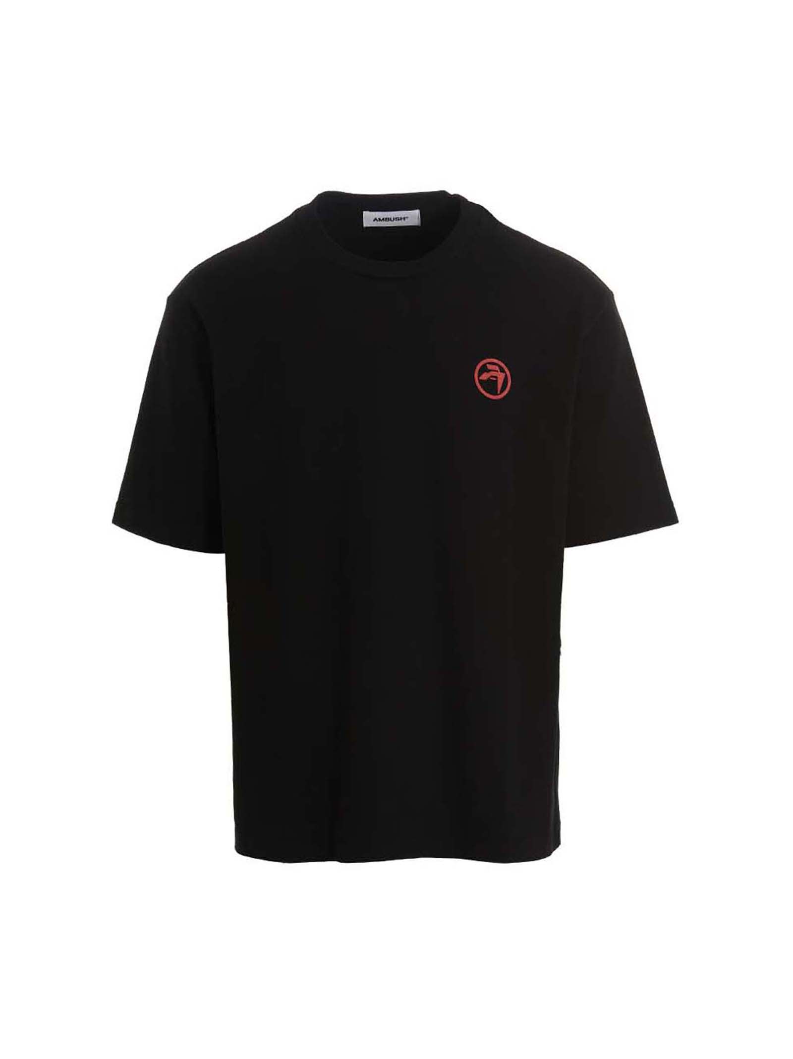 Ambush Records-print Cotton T-shirt In Black