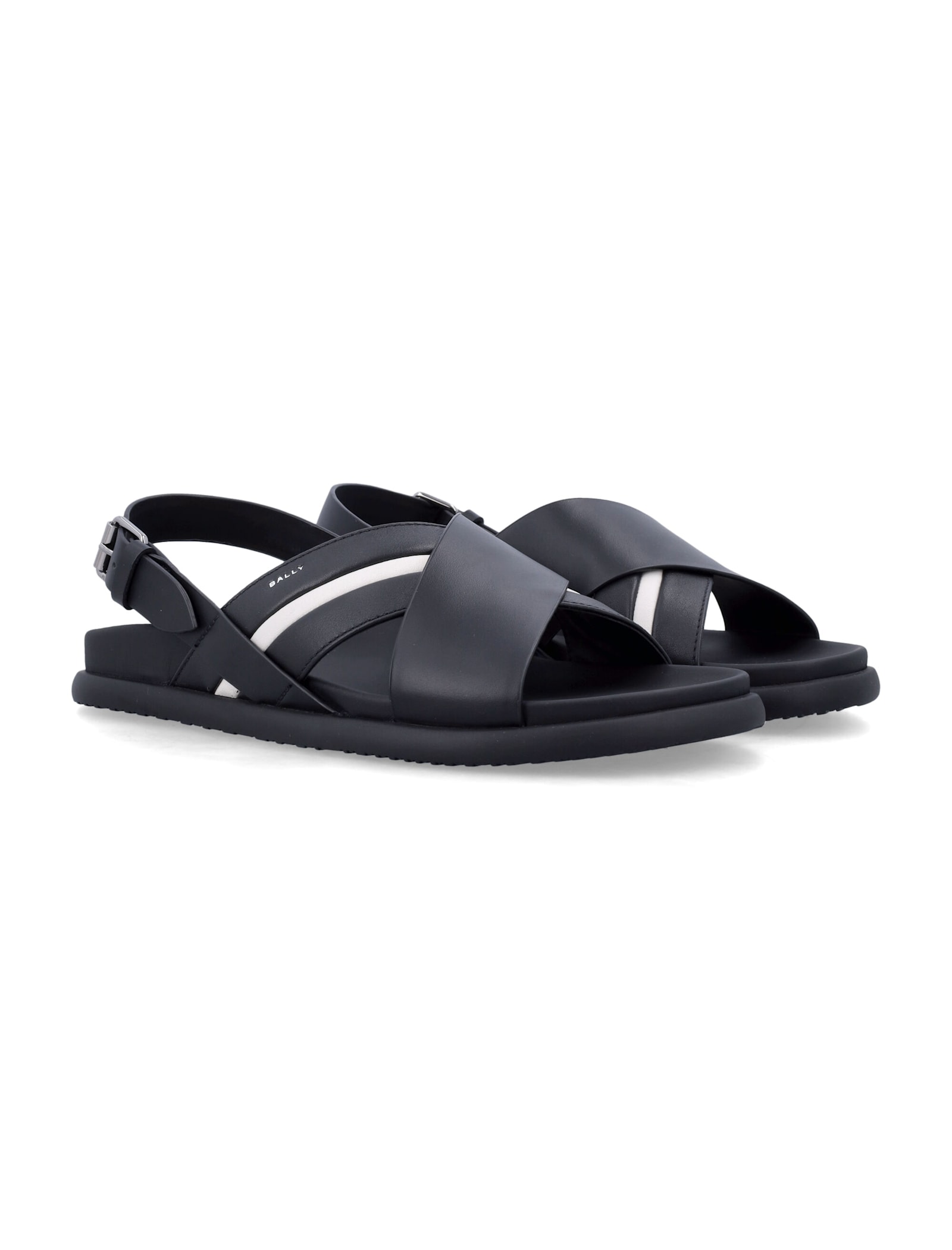 Bally Men's Nevada Sandals In Black/white