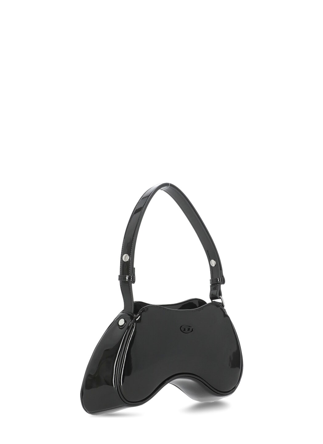 Diesel Structured Black Bag With Minimalist Design