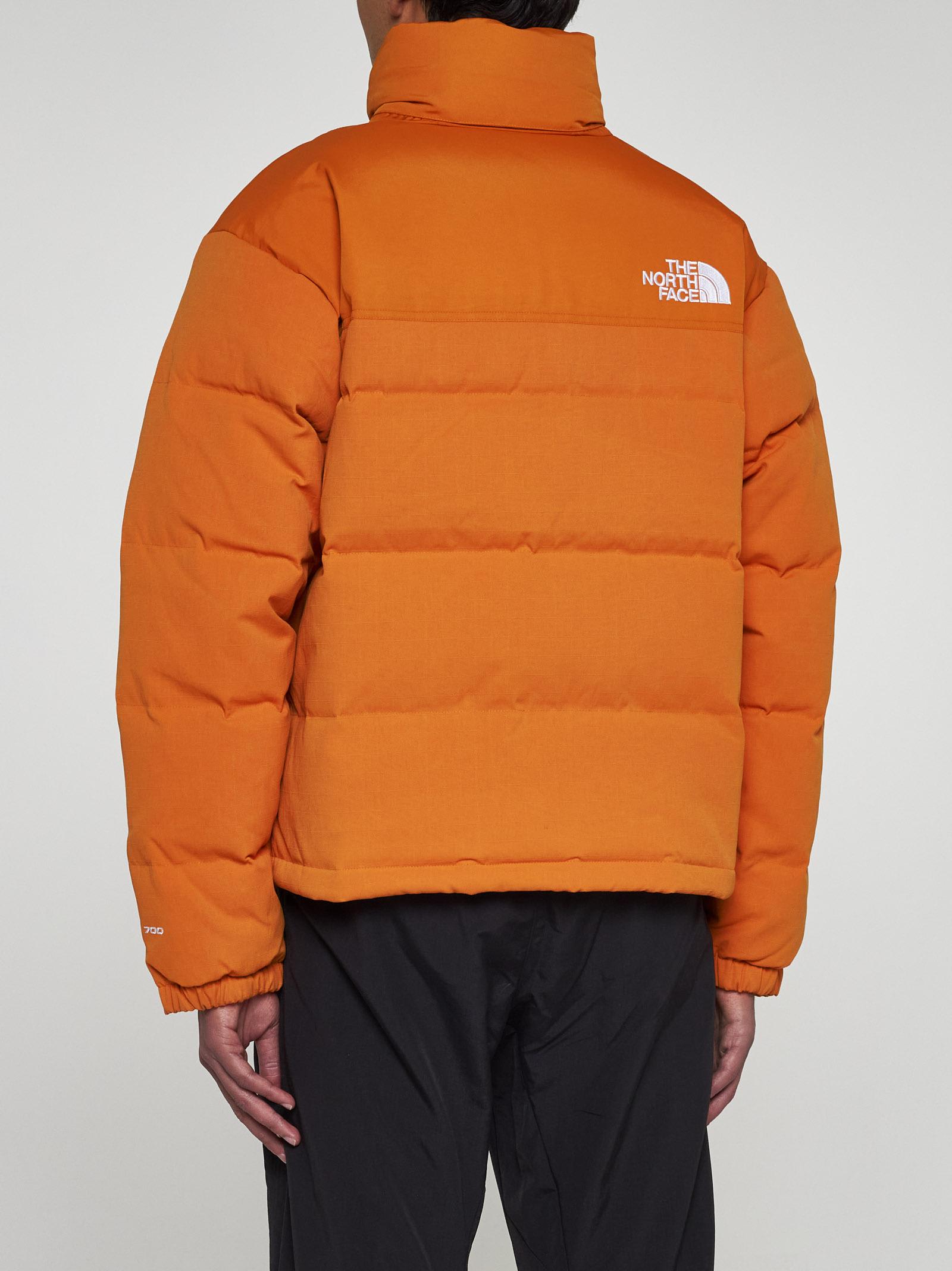 Shop The North Face M 92 Quilted Ripstop Down Jacket In Orange