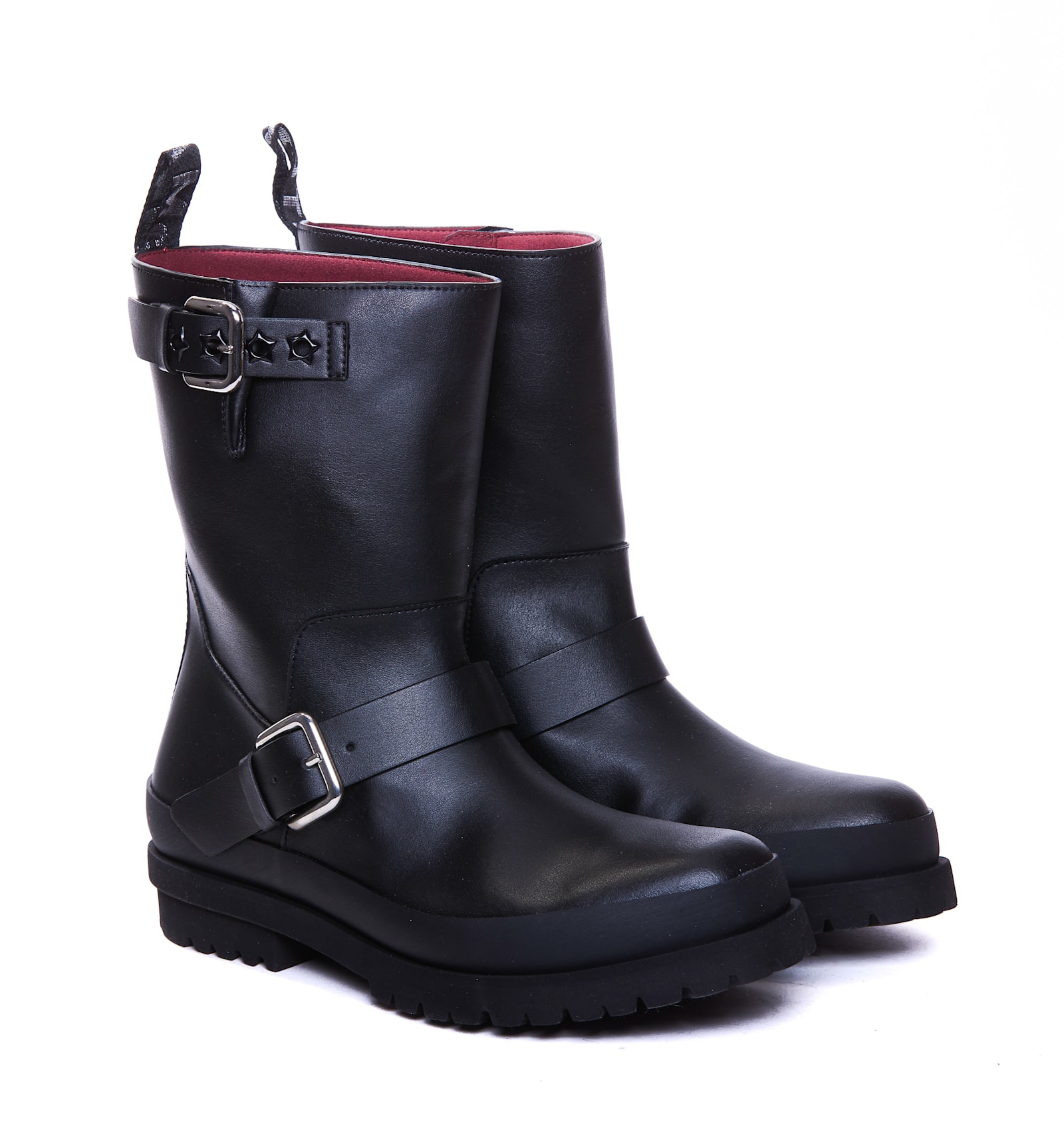 Shop Stella Mccartney Trace Alter Sporty Boots In Black