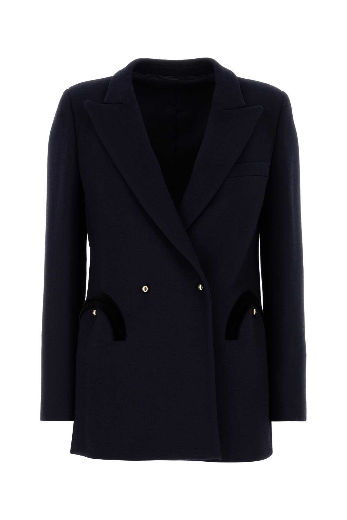 Midnight Blue Wool Resolute Blazer