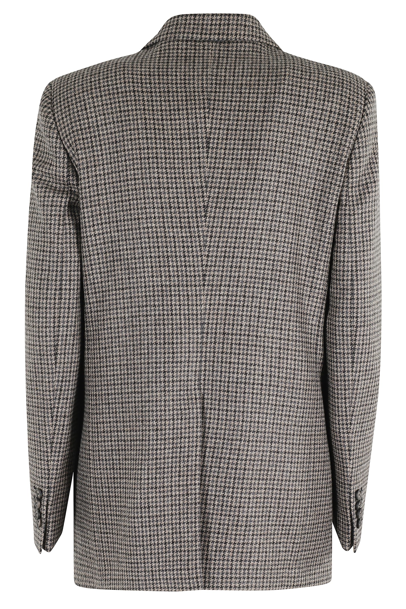 Tagliatore Houndstooth-pattern Blazer In Gray