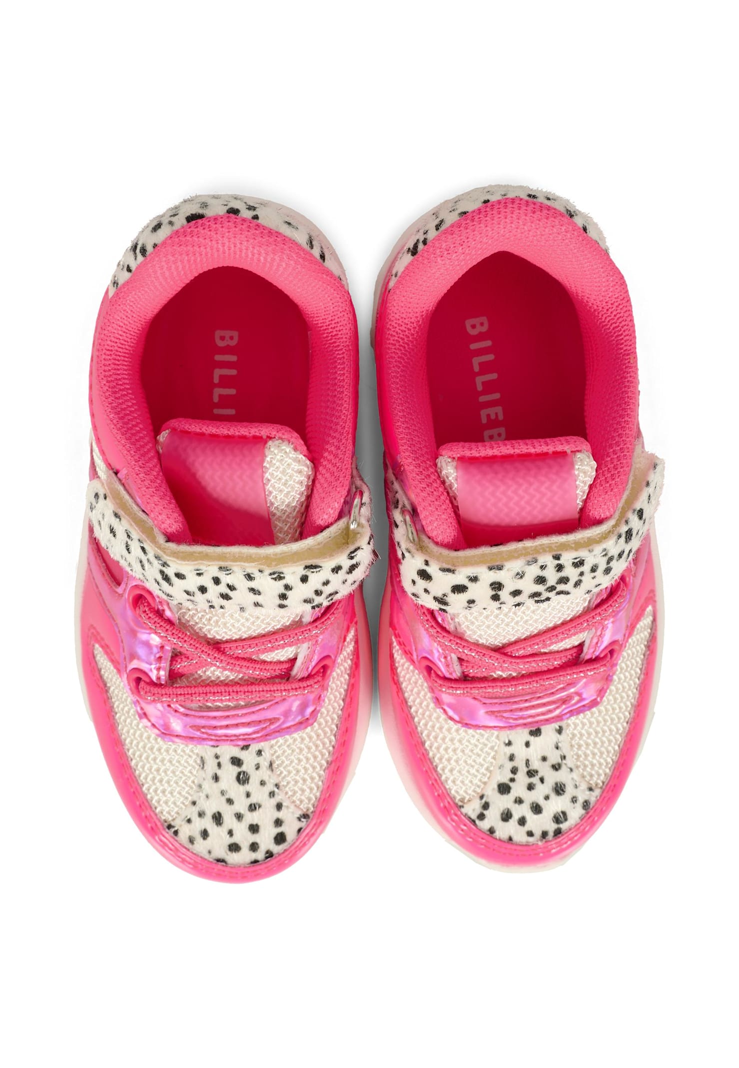 Billieblush Pink Luminous Sneakers For Girl In Pink
