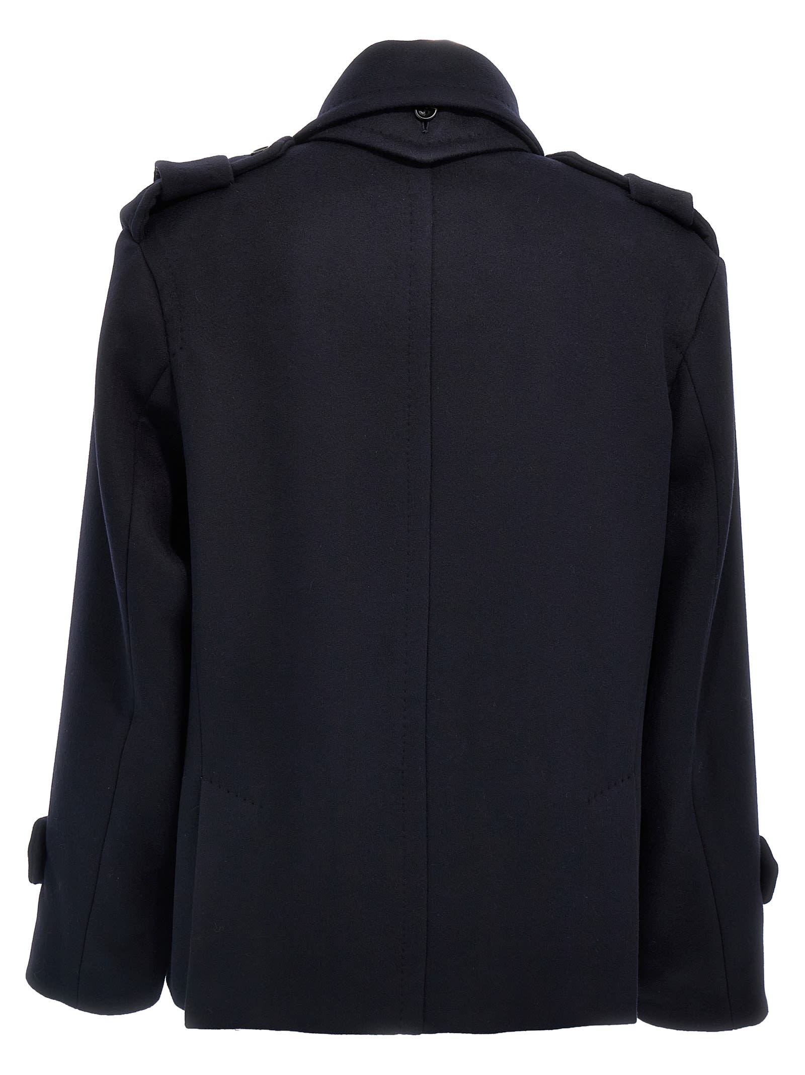 Shop Max Mara Laveno Coat In Blue