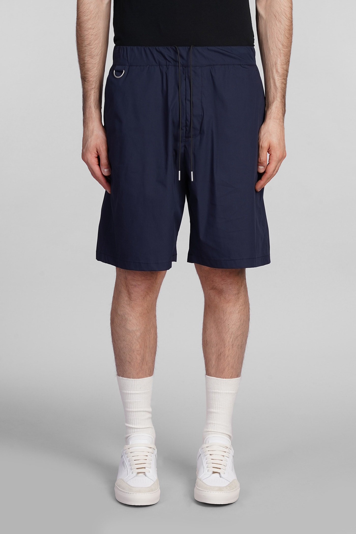 Combo Shorts In Blue Cotton