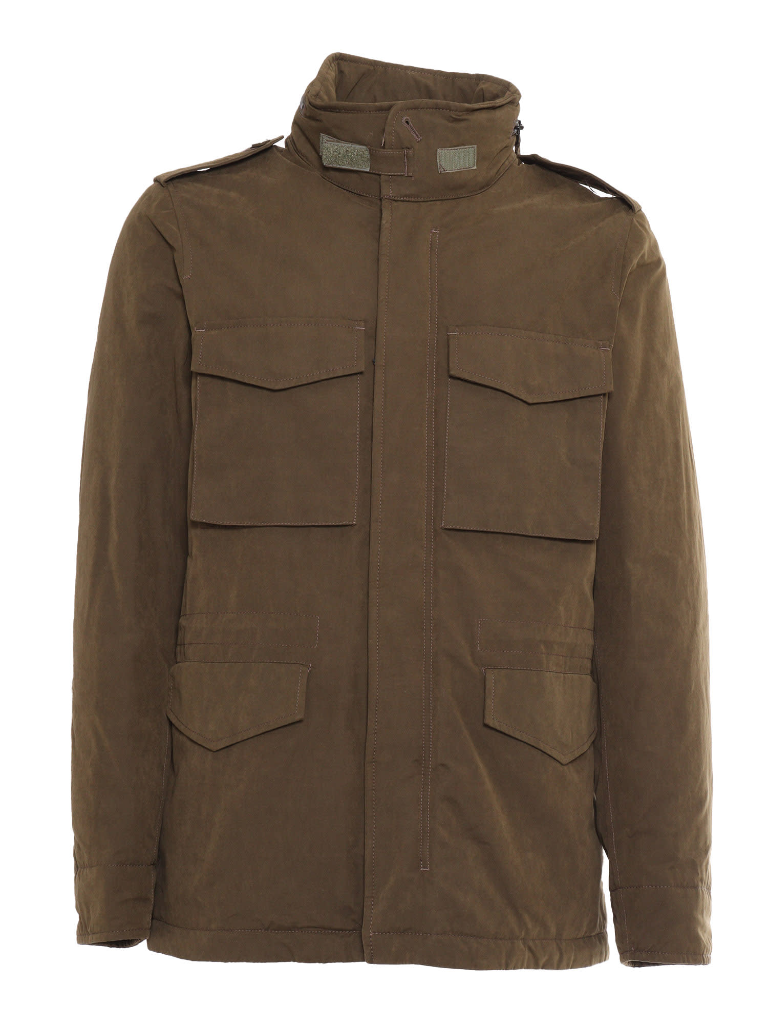 Shop Aspesi Man Jacket In Green