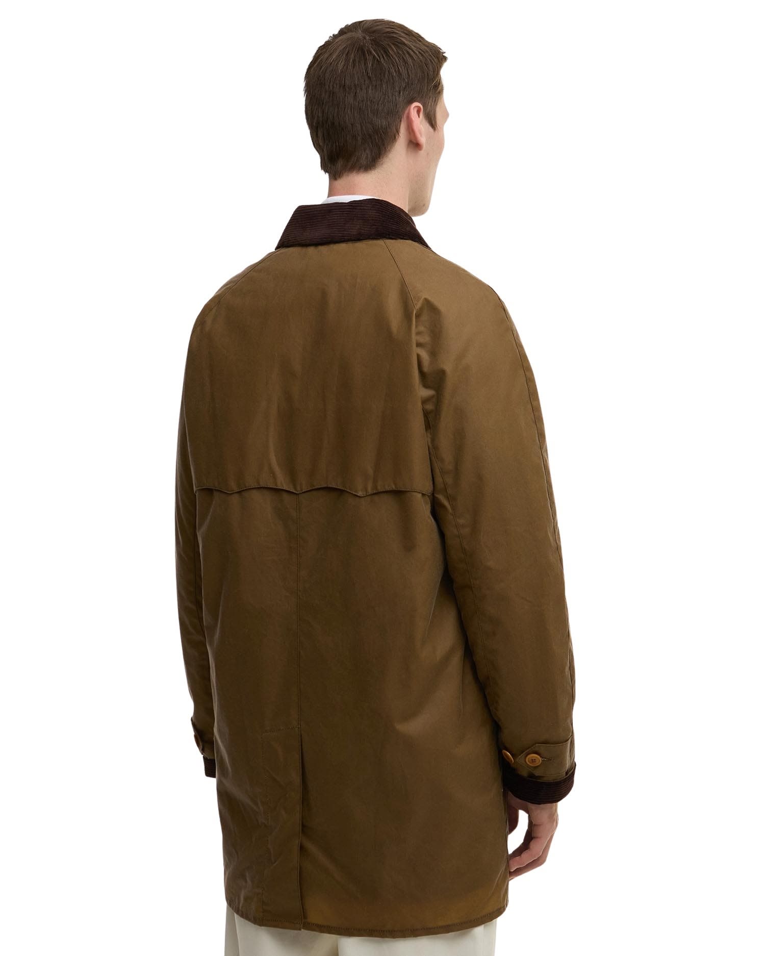 Baracuta X Barbour Tyne Waxed Coat Clothing In Brown
