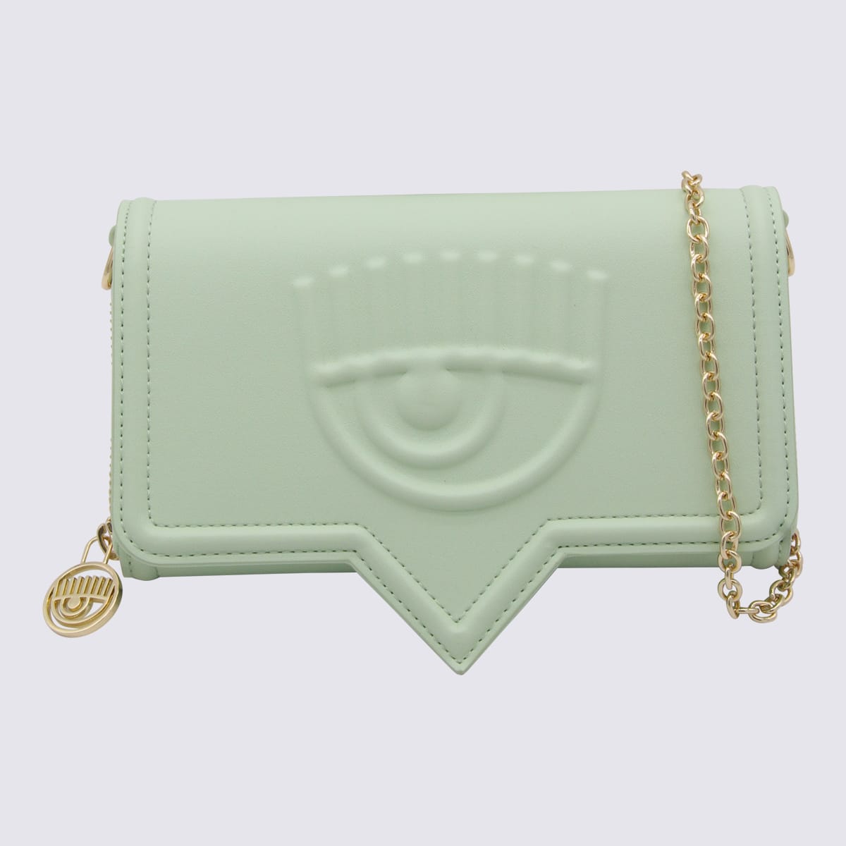 Shop Chiara Ferragni Green Crossbody Bag