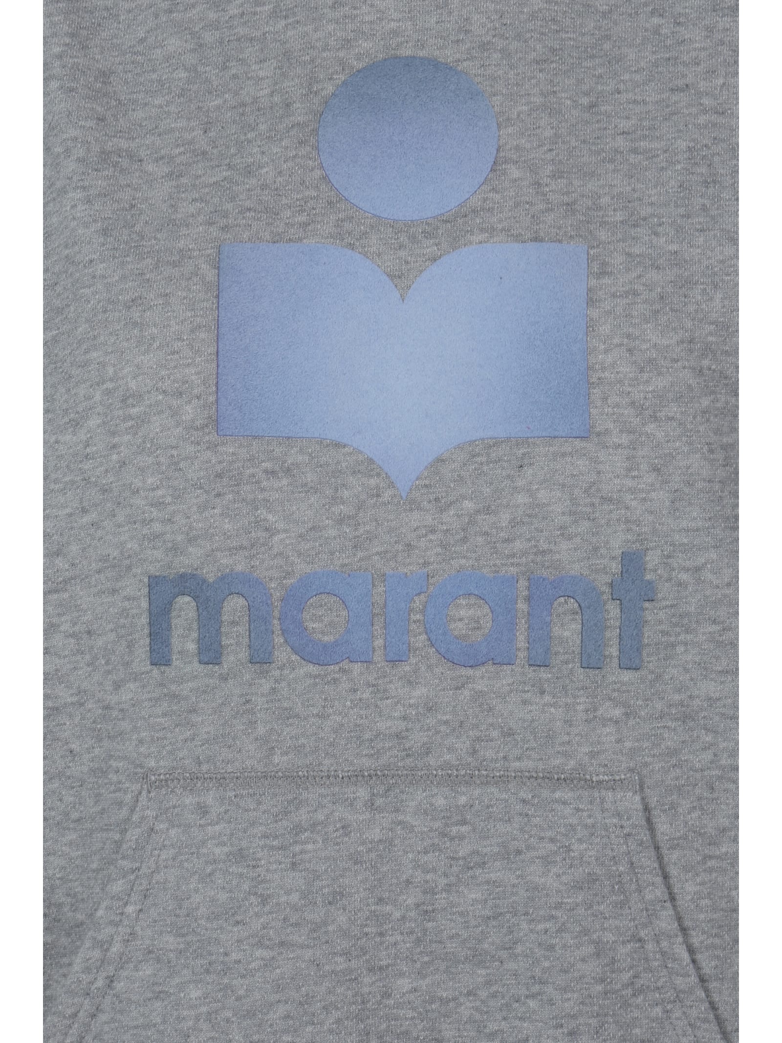 Shop Marant Etoile Mansel Hoodie In Grey