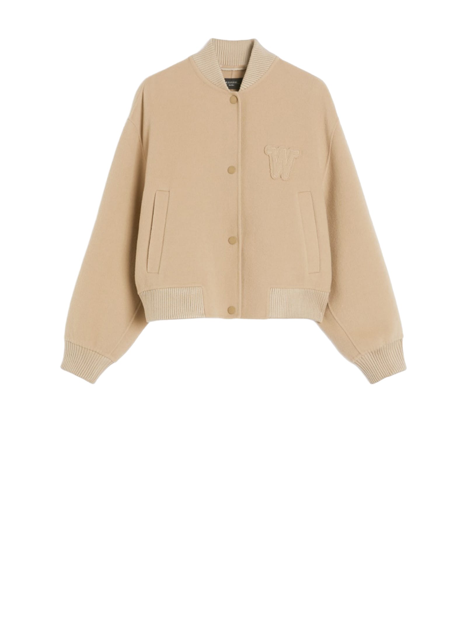 Weekend Max Mara Max Mara Weekend Bomber In Wool Blend In Multi