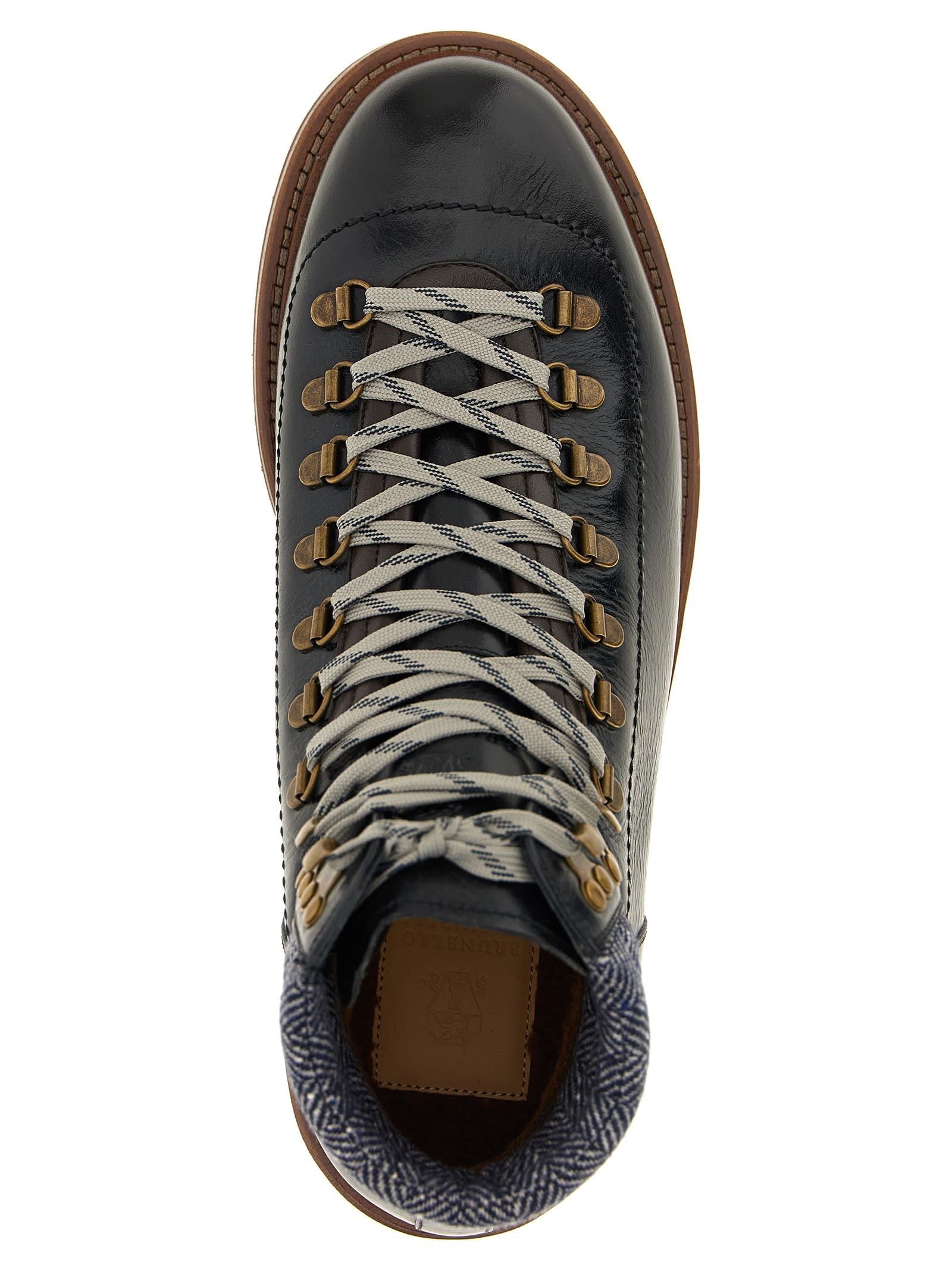 Brunello Cucinelli Mountain Boot Boots And Ankle Boots Black In Black
