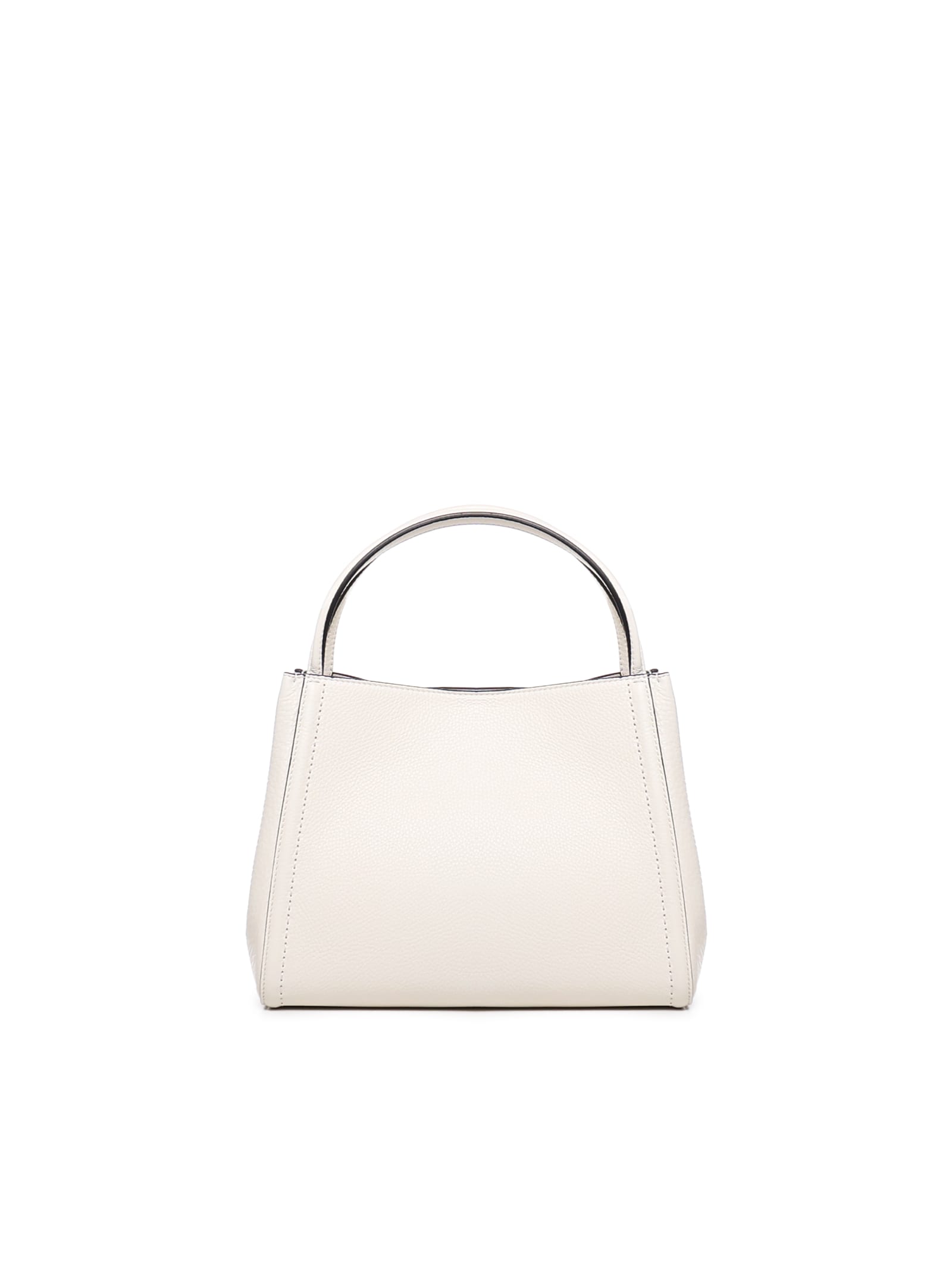 Shop Valentino Alltime Calfskin Bag In White