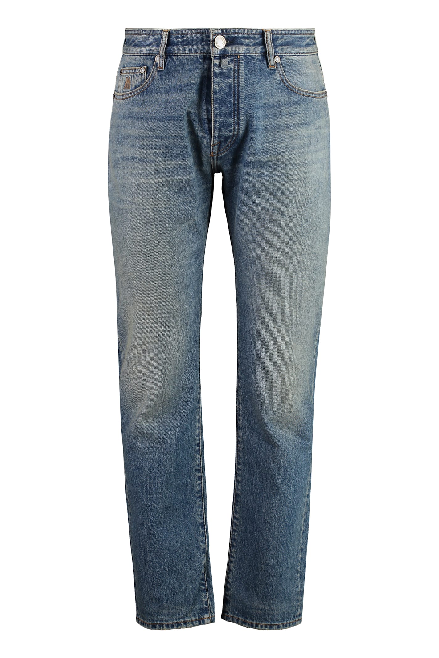 Moorer Pavel 5-pocket Jeans In Blue
