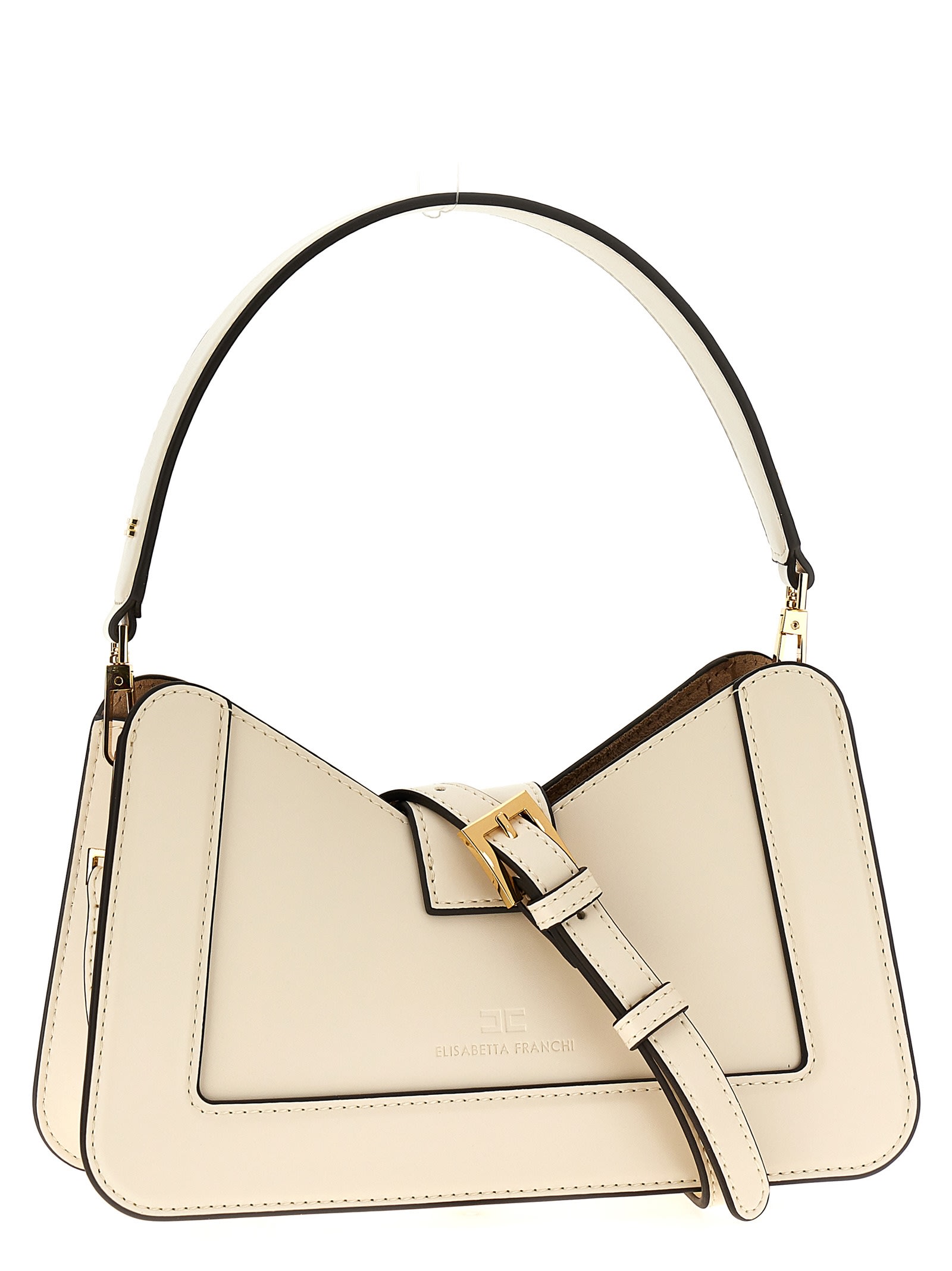 ELISABETTA FRANCHI LOGO SHOULDER BAG