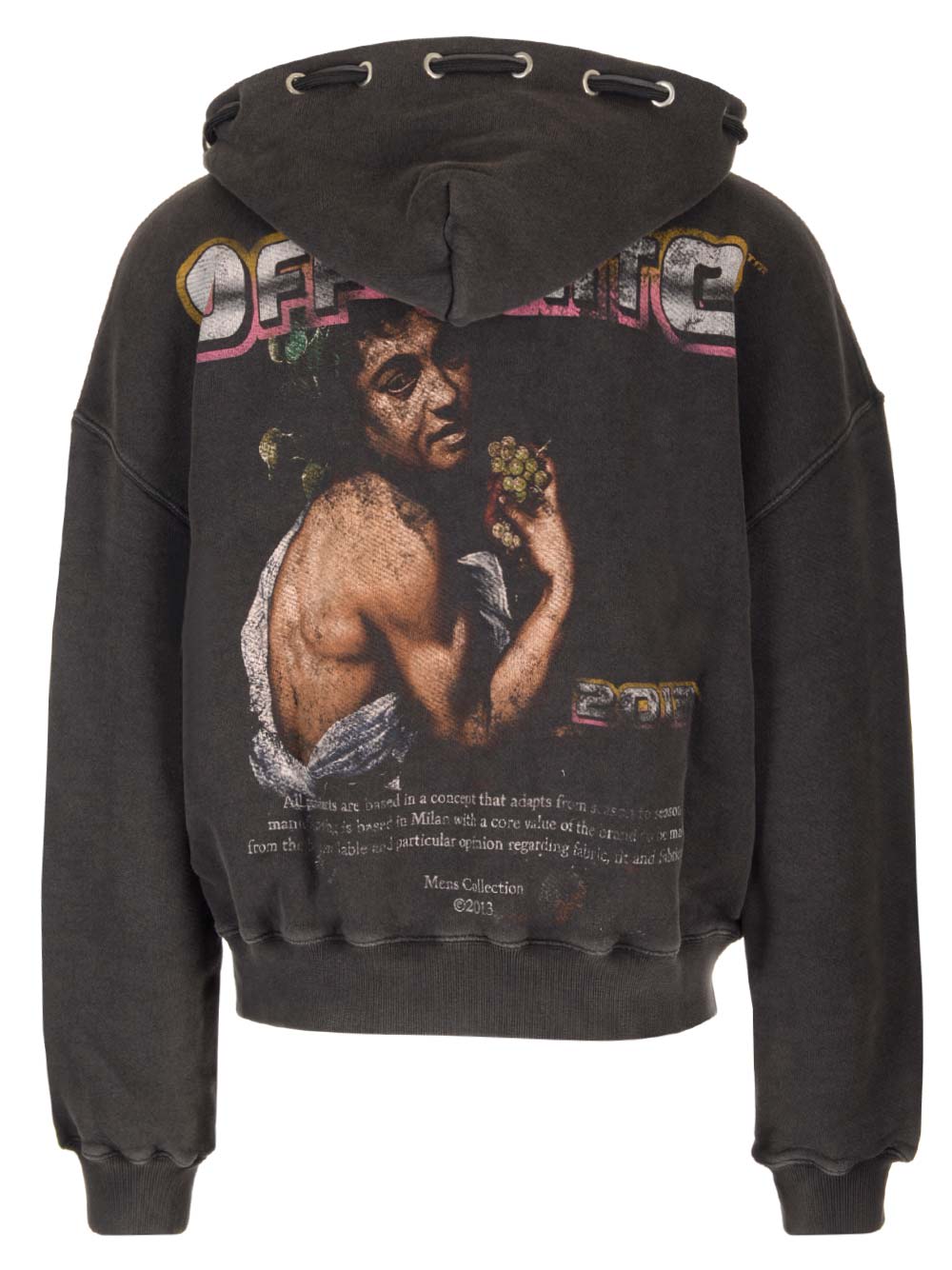 Off-white Off White™ Black Hoodie With Print In Black Mult