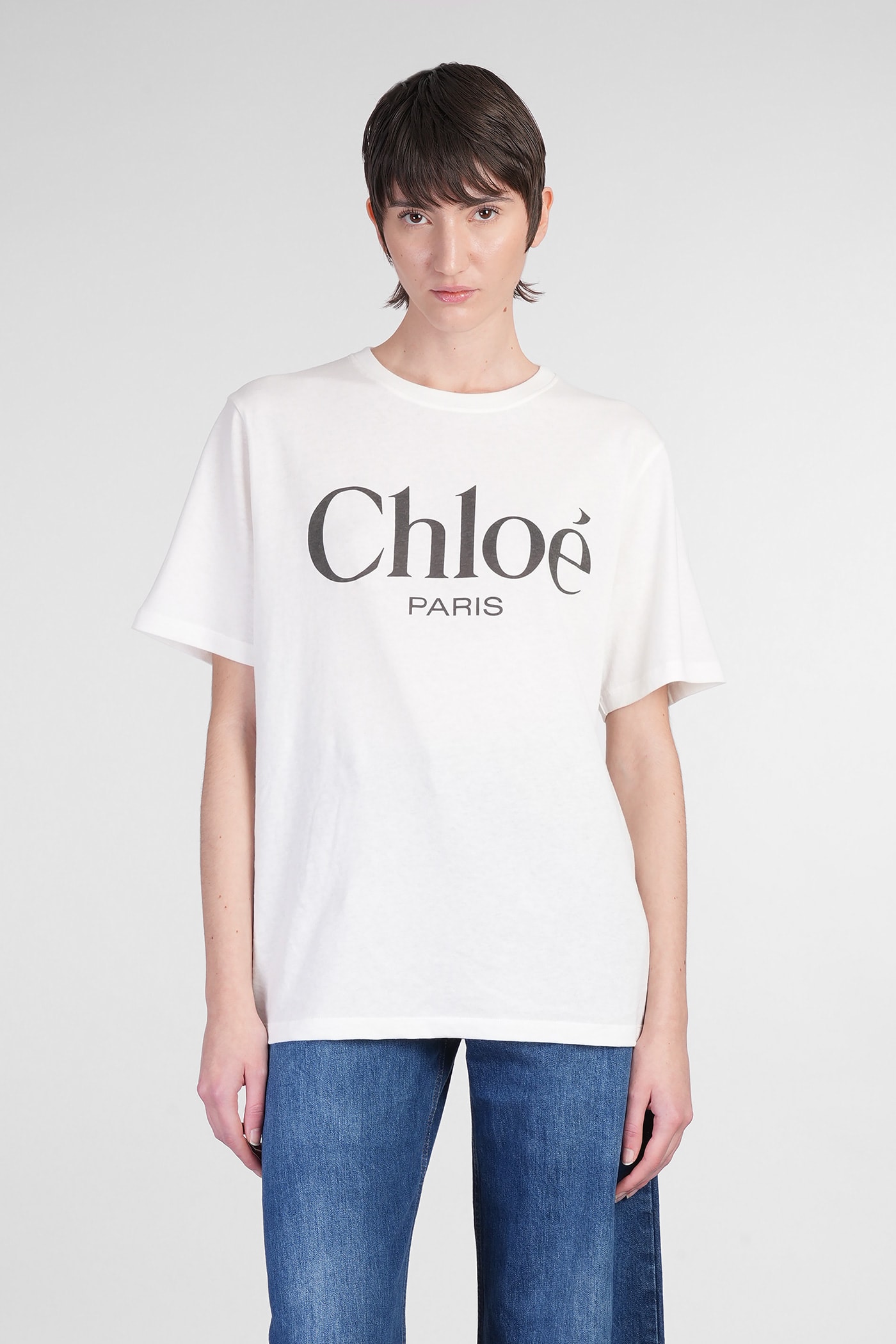 Chloé T-shirt In White Cotton